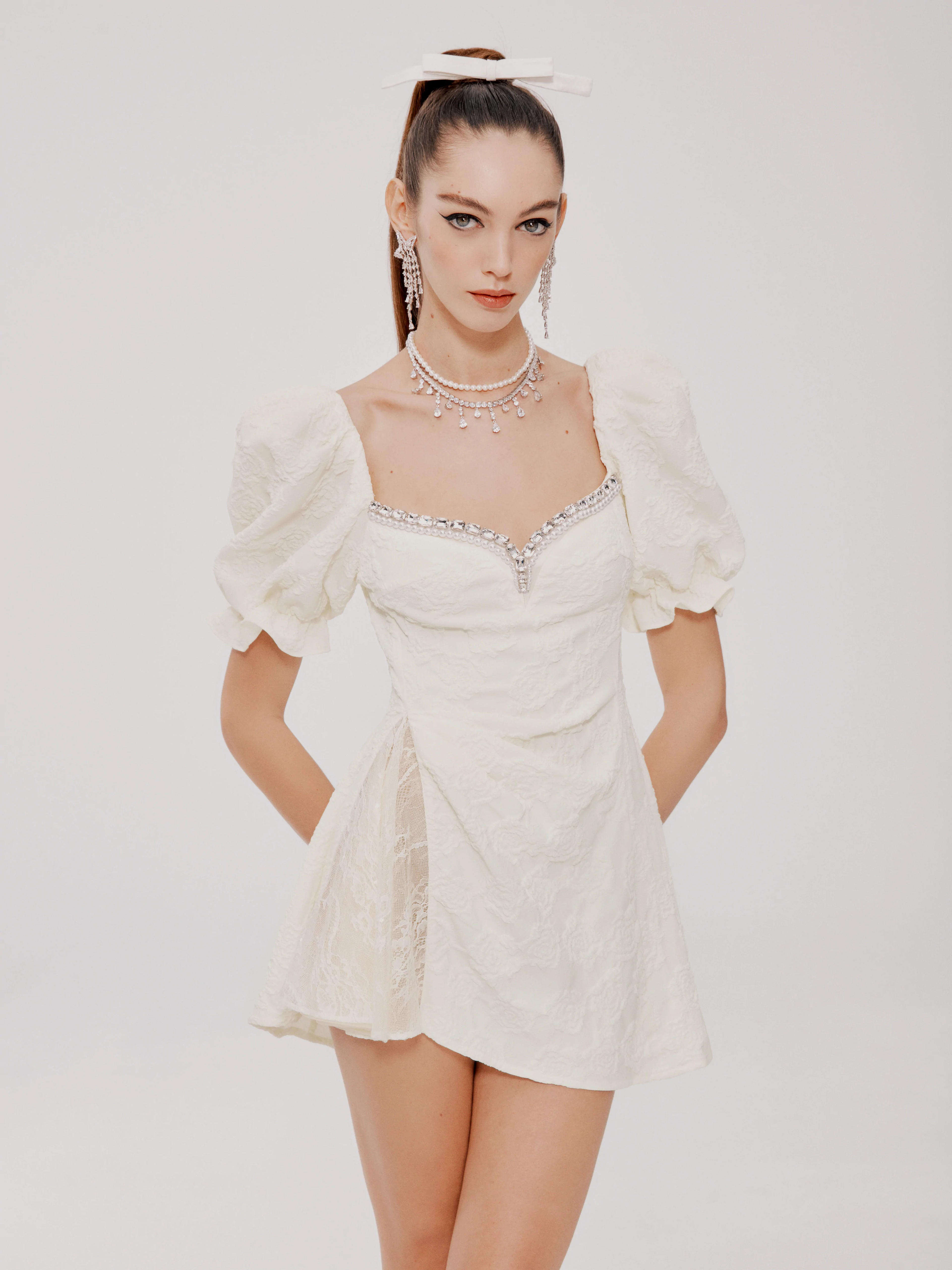 Ysabella White Dress | Nana Jacqueline Designer Wear