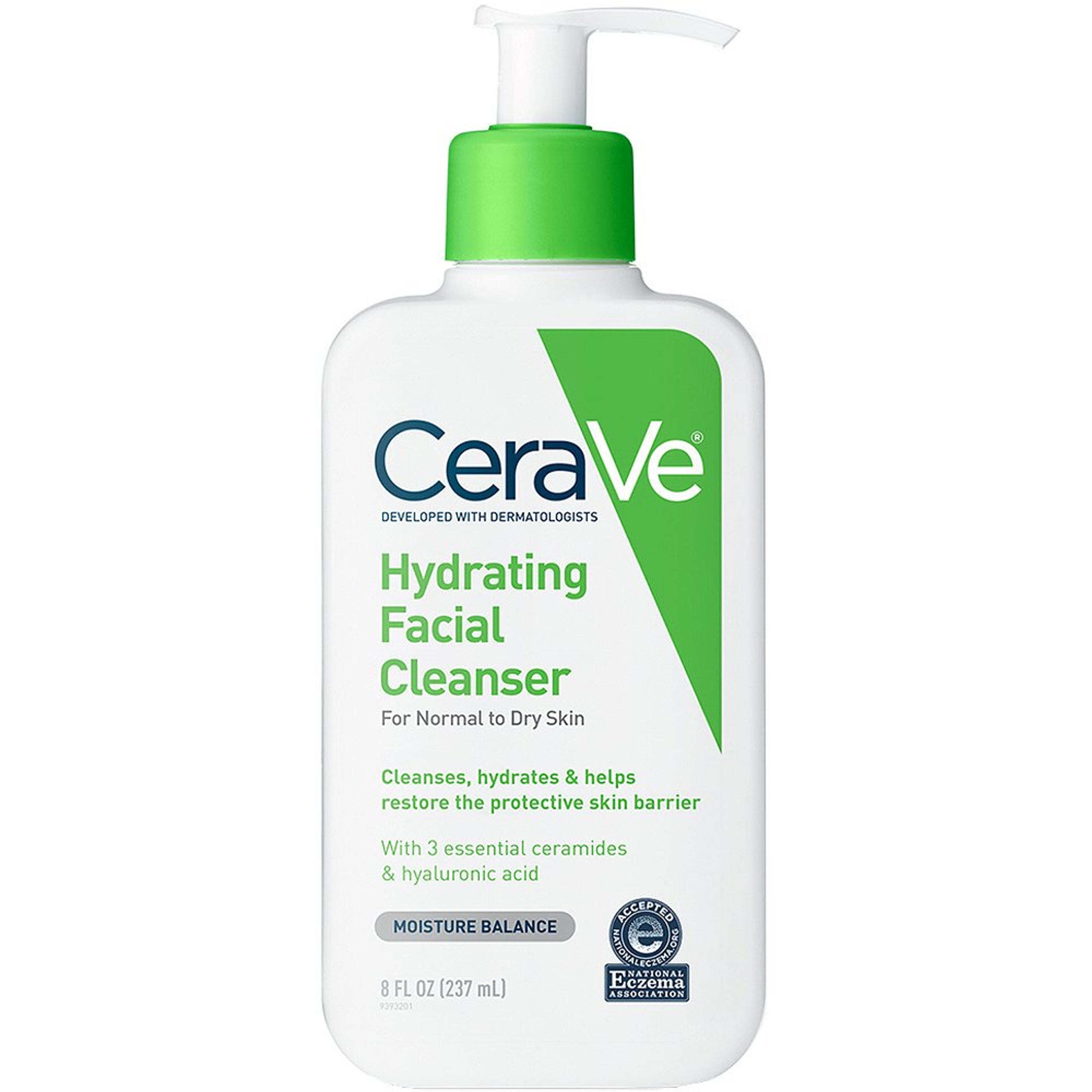 Hydrating Facial Cleanser with Ceramides and Hyaluronic Acid