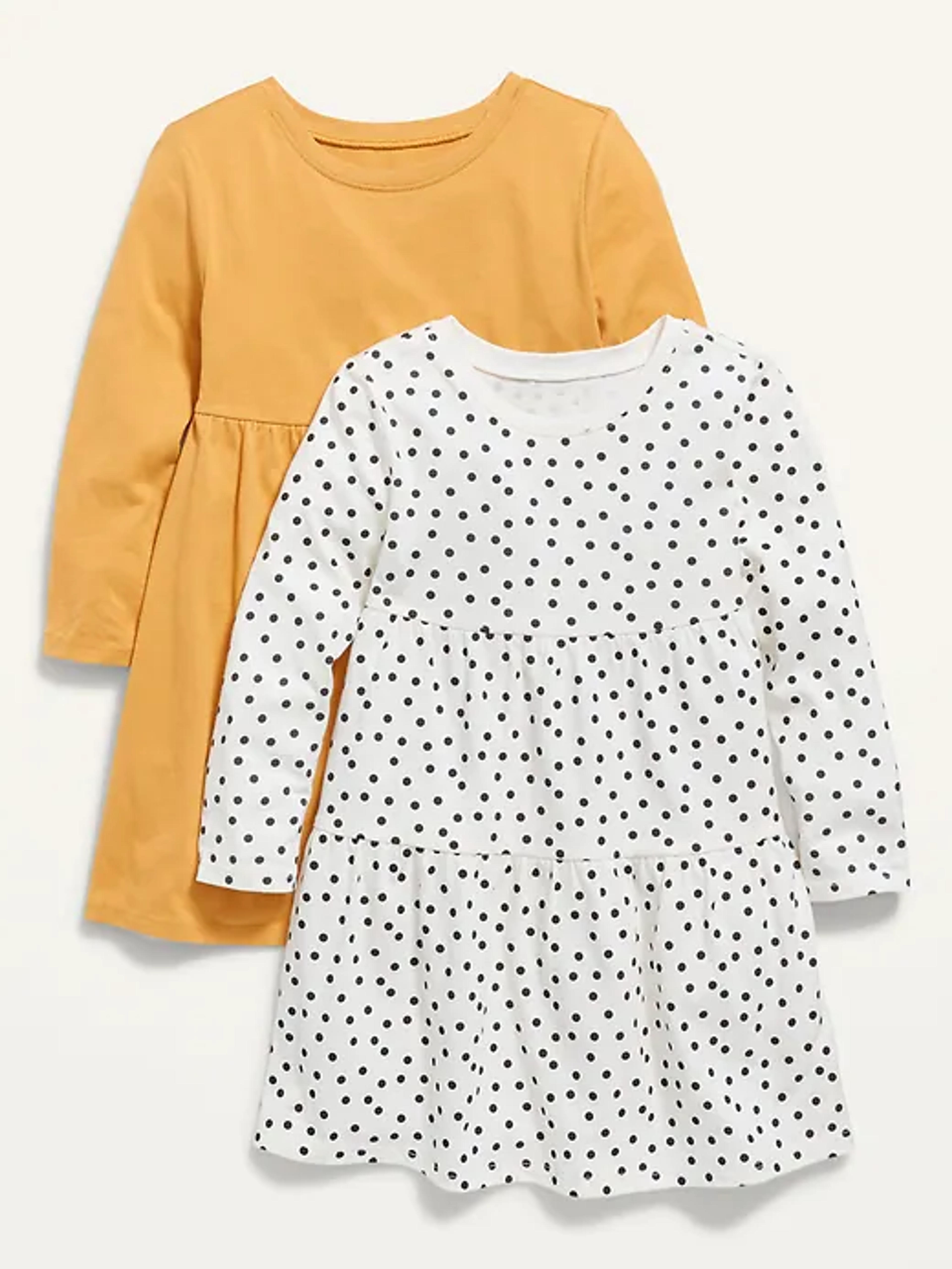 2-Pack Long-Sleeve Dress for Toddler Girls | Old Navy