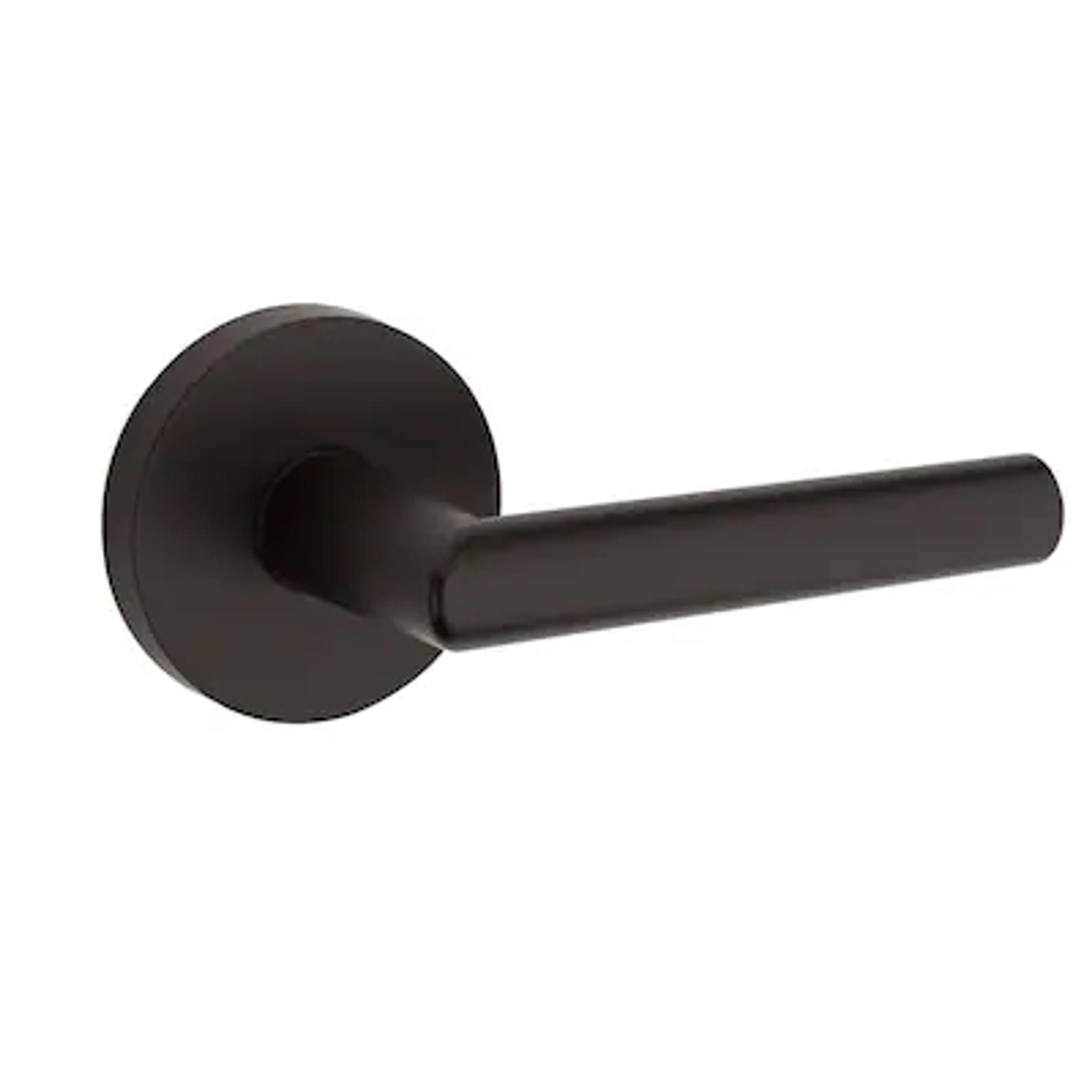 Kwikset Milan Iron Black Universal Passage in the Door Handles department at Lowes.com