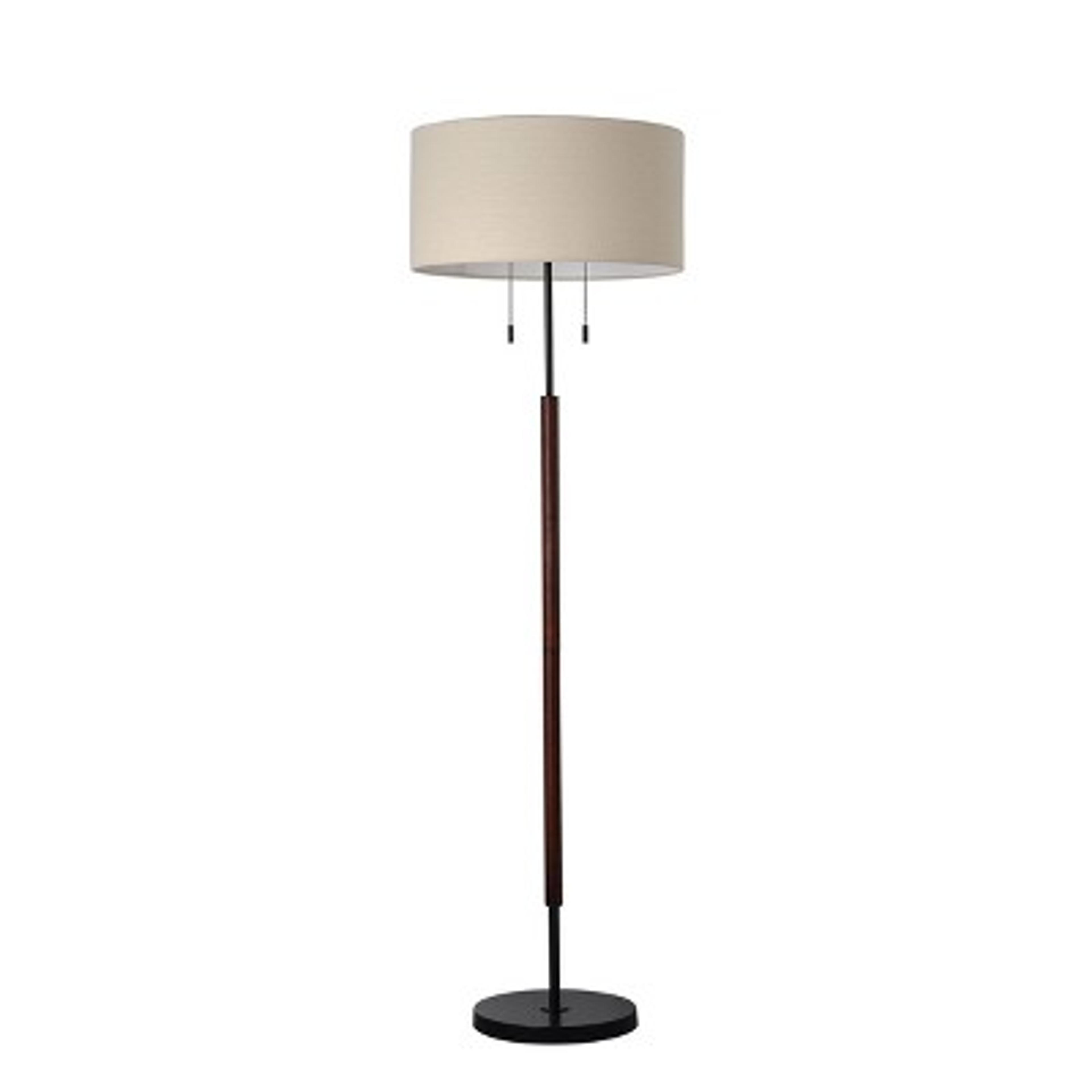 Cut Off Base Floor Lamp Black - Threshold™ : Target