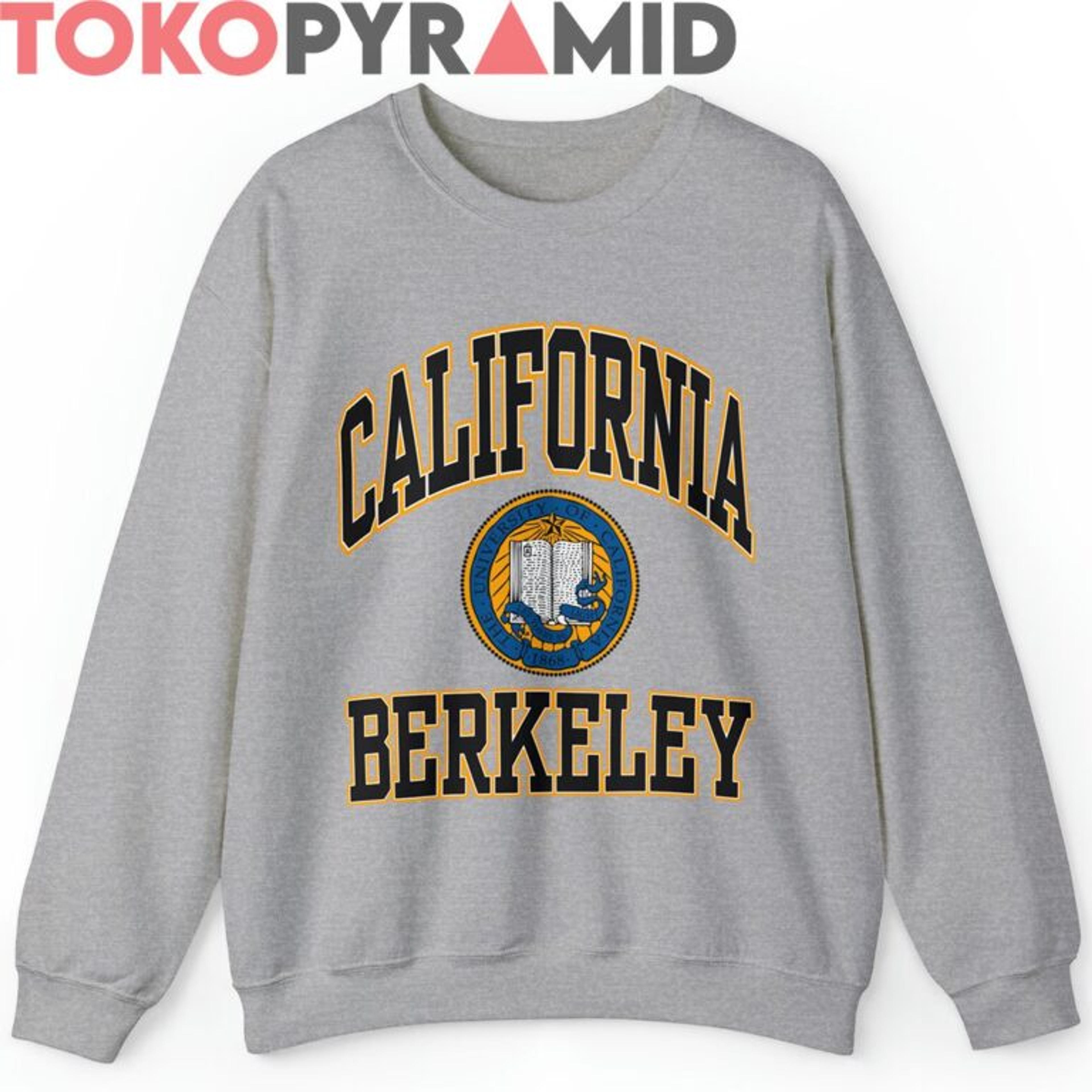 Rare University Of California Berkeley Logo Sweatshirt - TokoPyramid