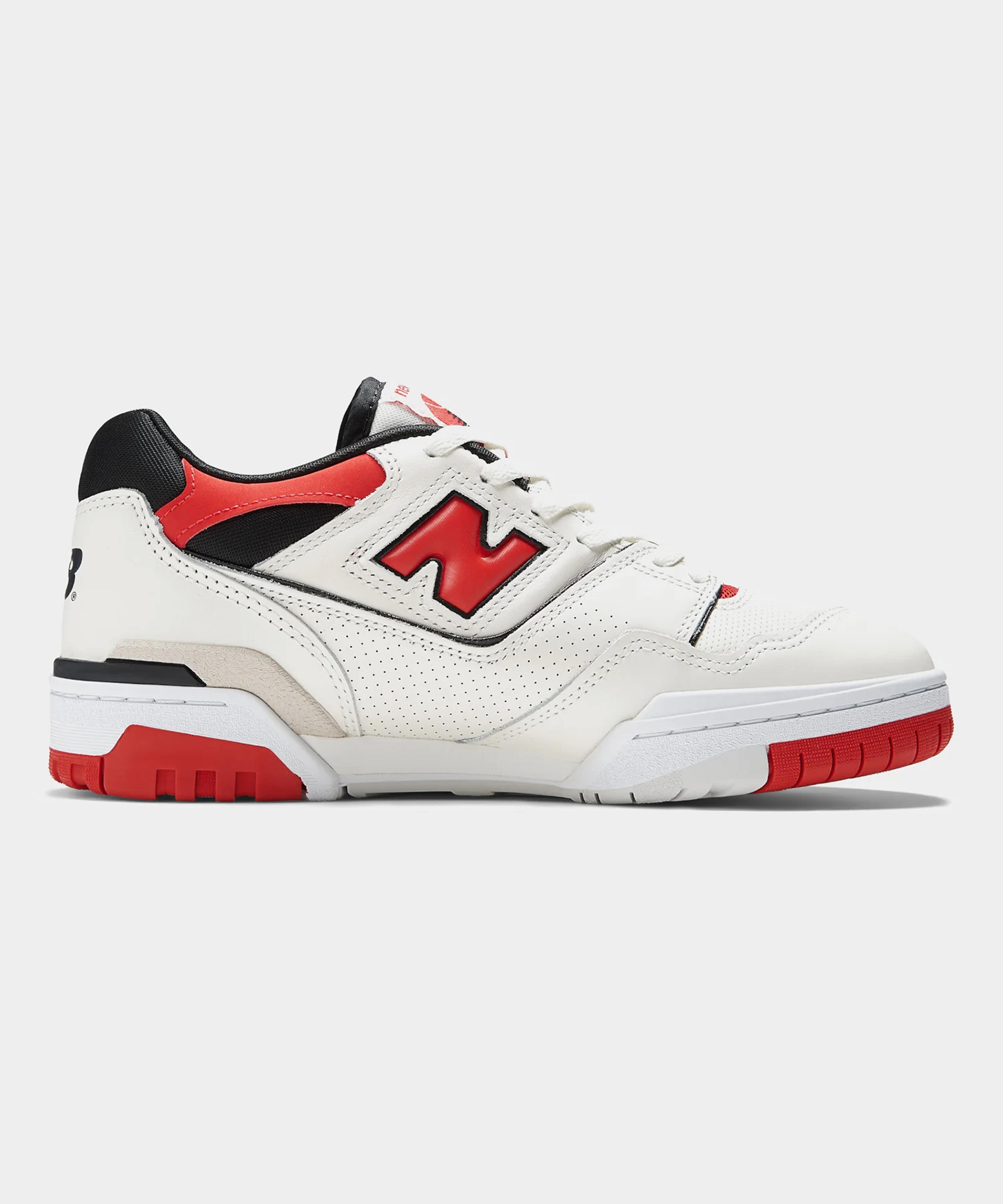 New Balance 550 in True Red and Black