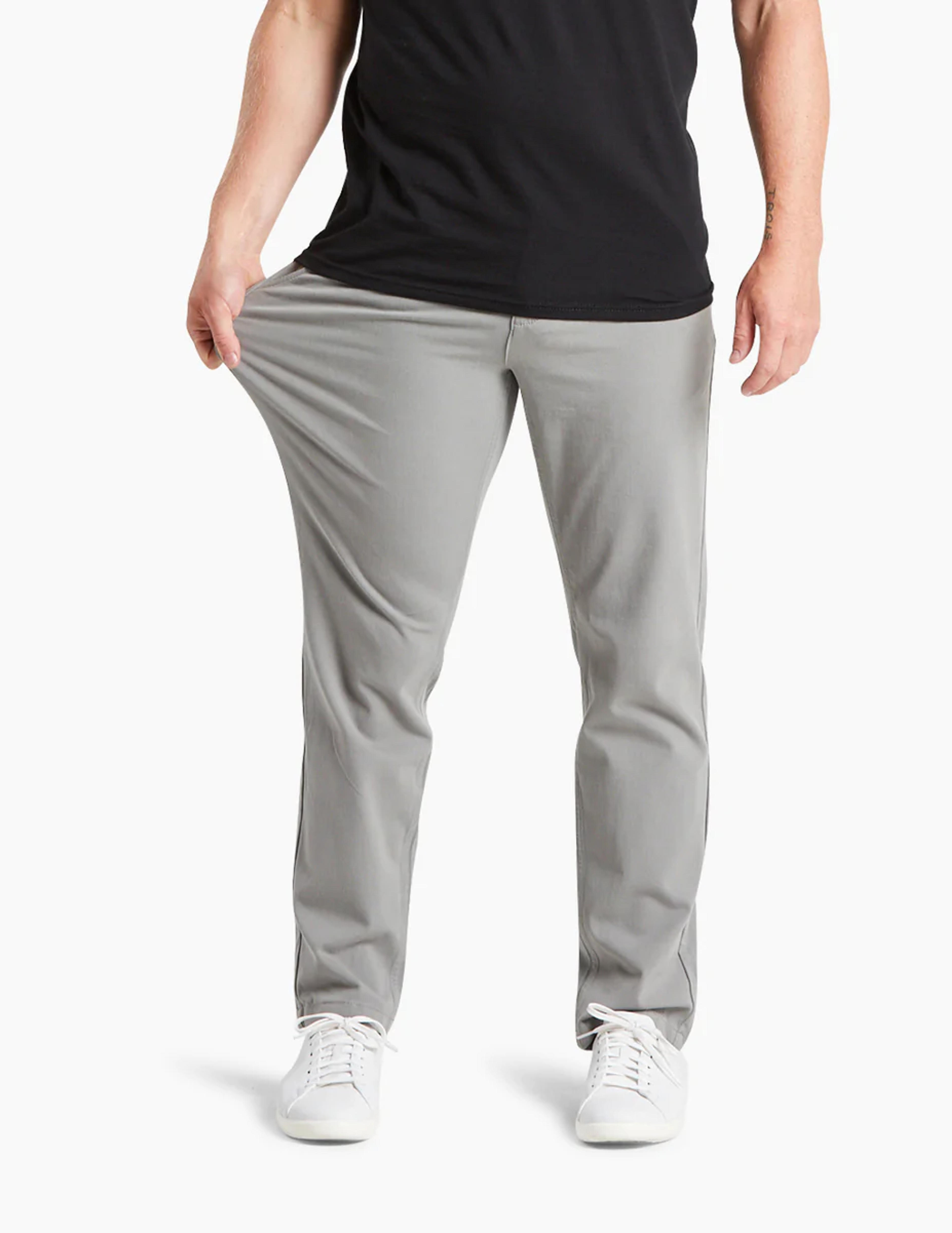 Damens Gray Men's Chino Pants - Comfortable Chinos by Mugsy