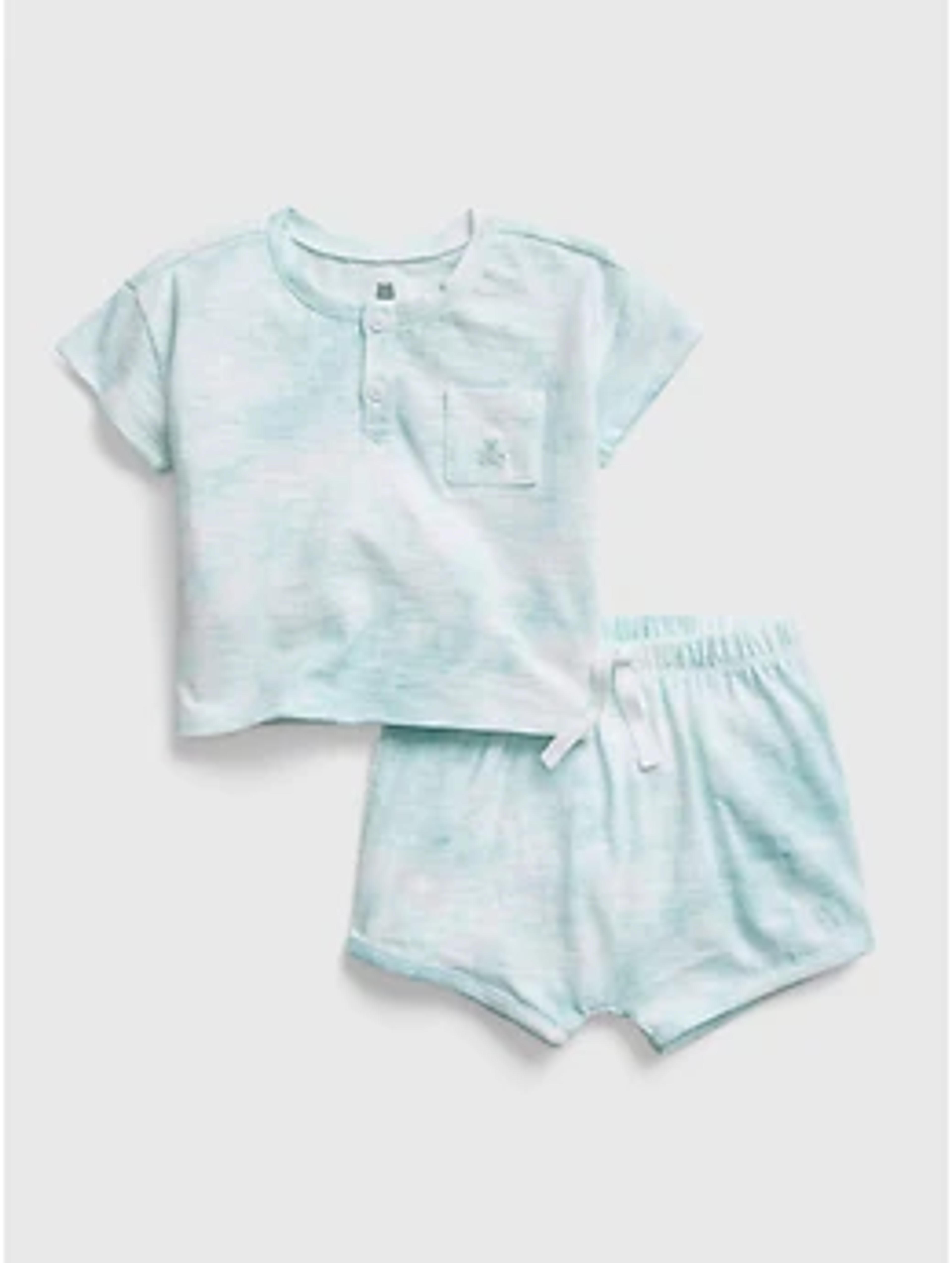 Baby 100% Organic Cotton Two-Piece Outfit Set