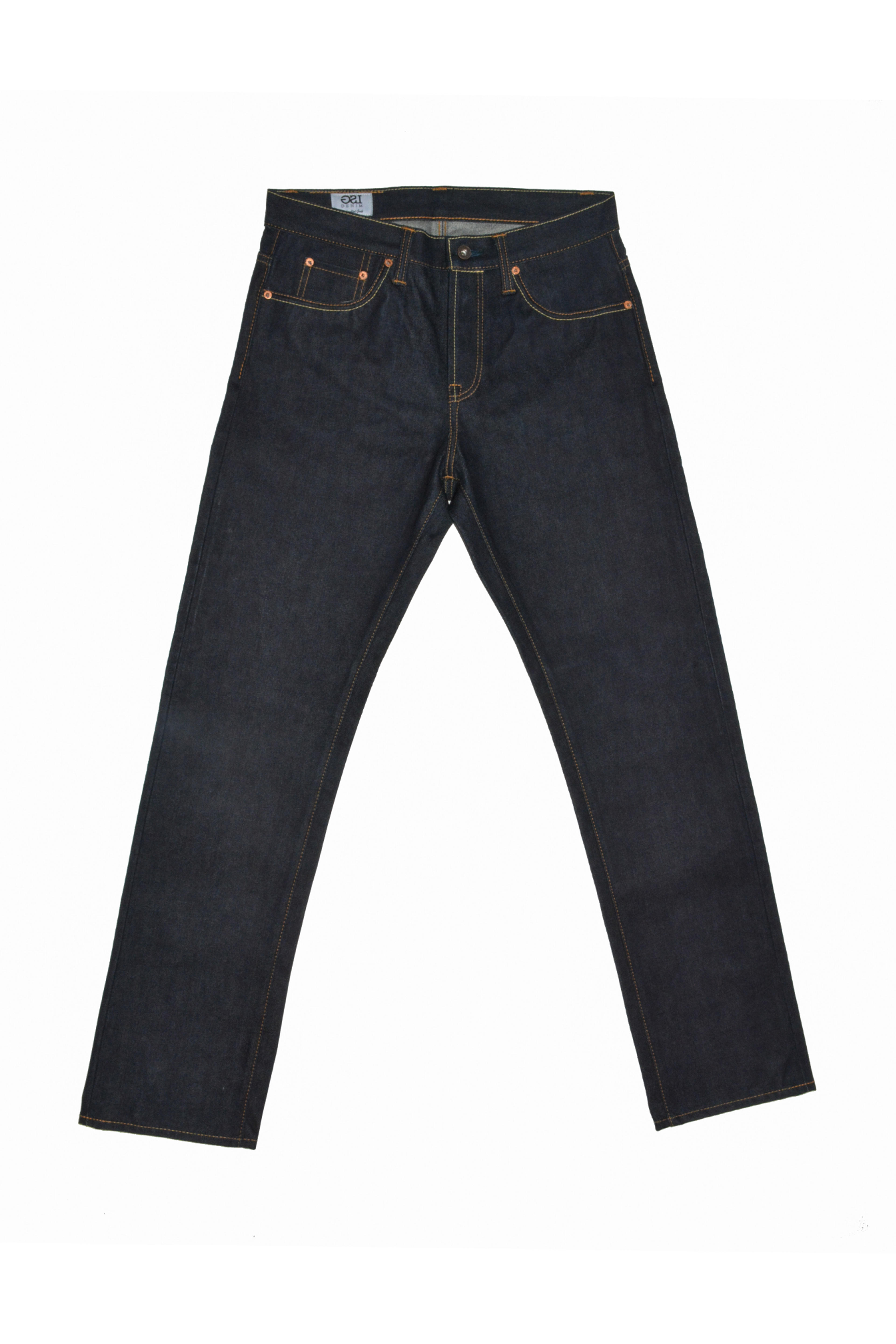 18.25 Oz. IndiGold Brunswick | Mens Slim Fit Raw Denim Jeans | LSG Denim