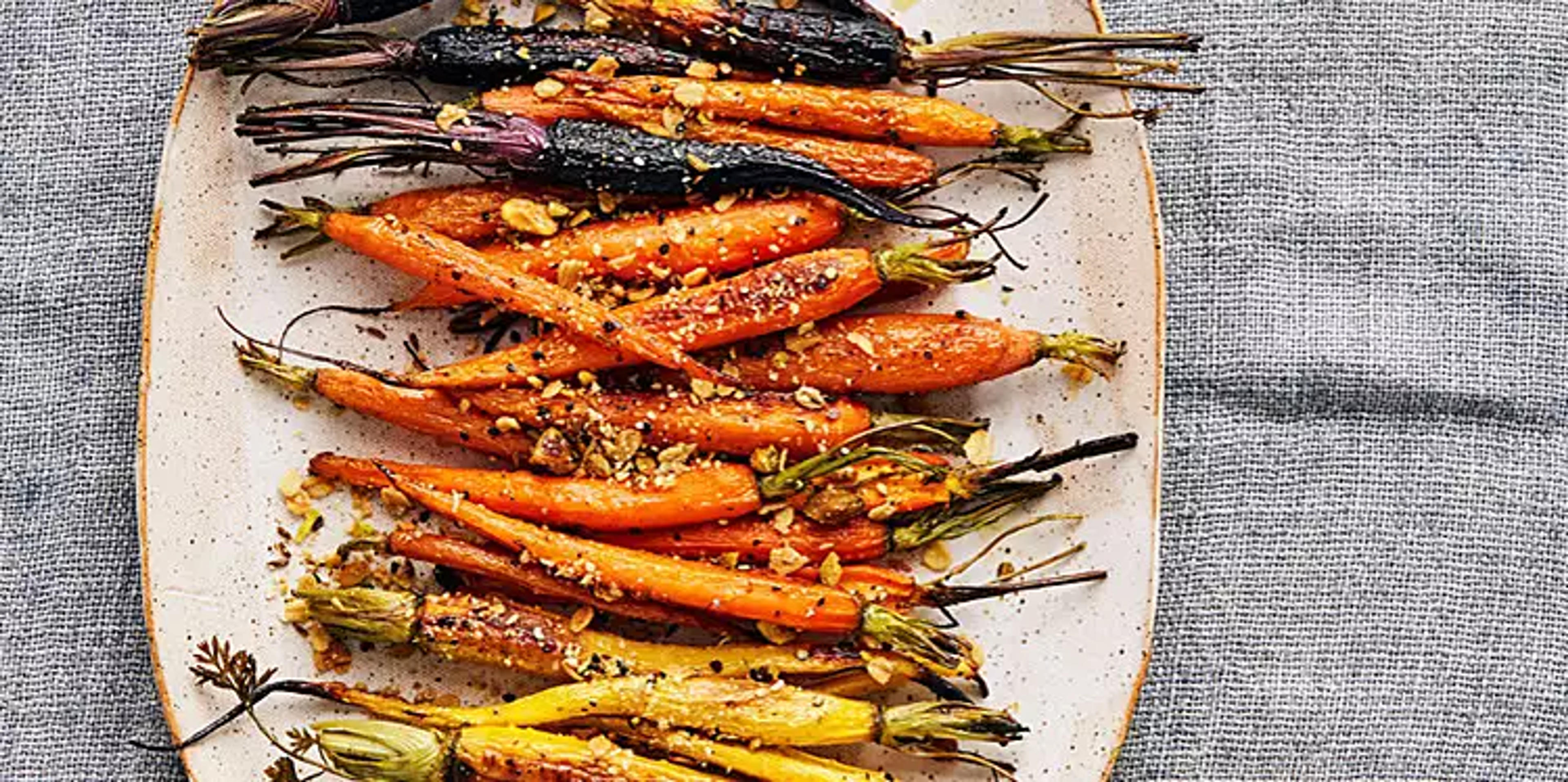 Roasted Carrots with Oat Dukkah Recipe