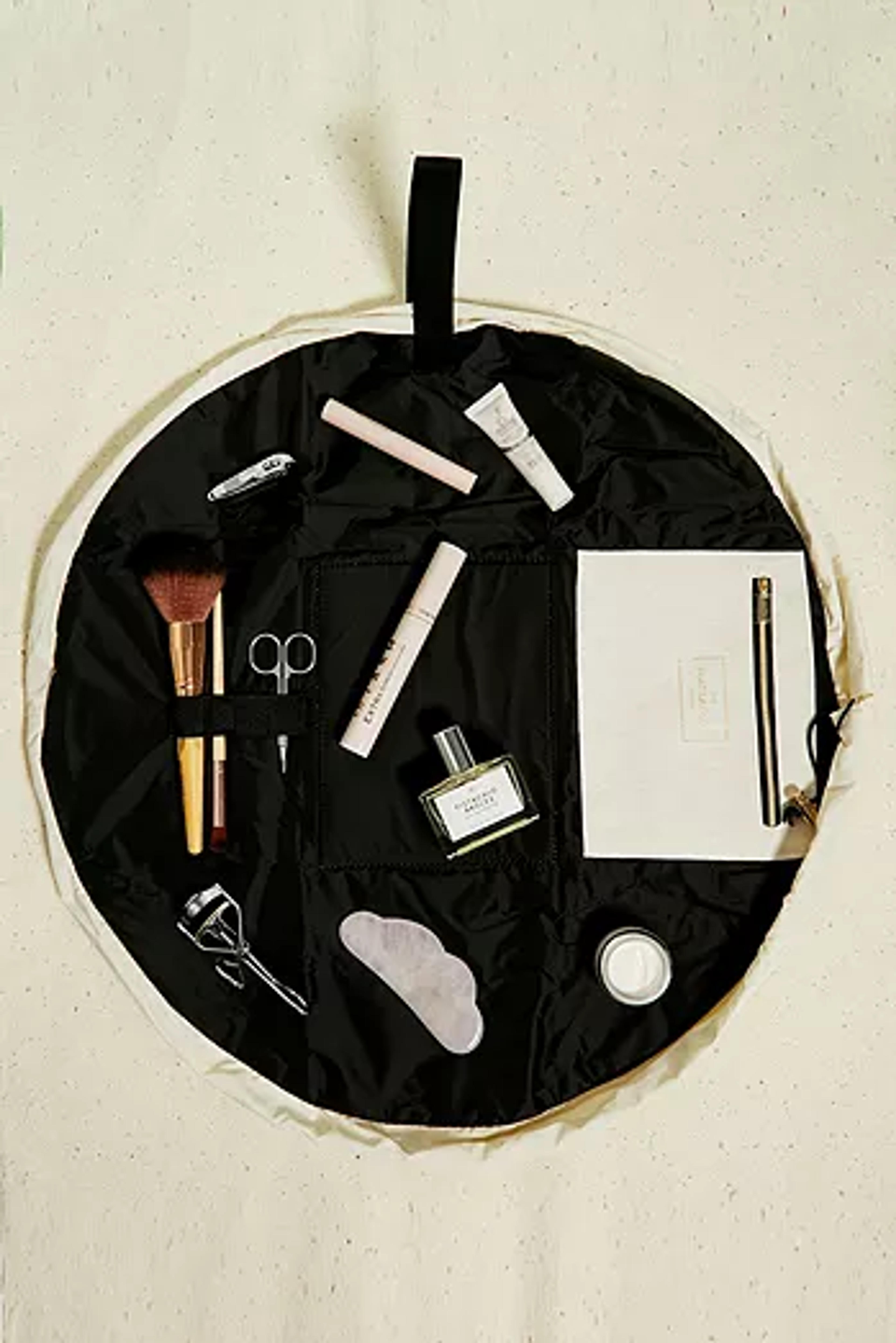 The Flat Lay Co. White Faux Croc Flat Lay Makeup Bag | Urban Outfitters UK