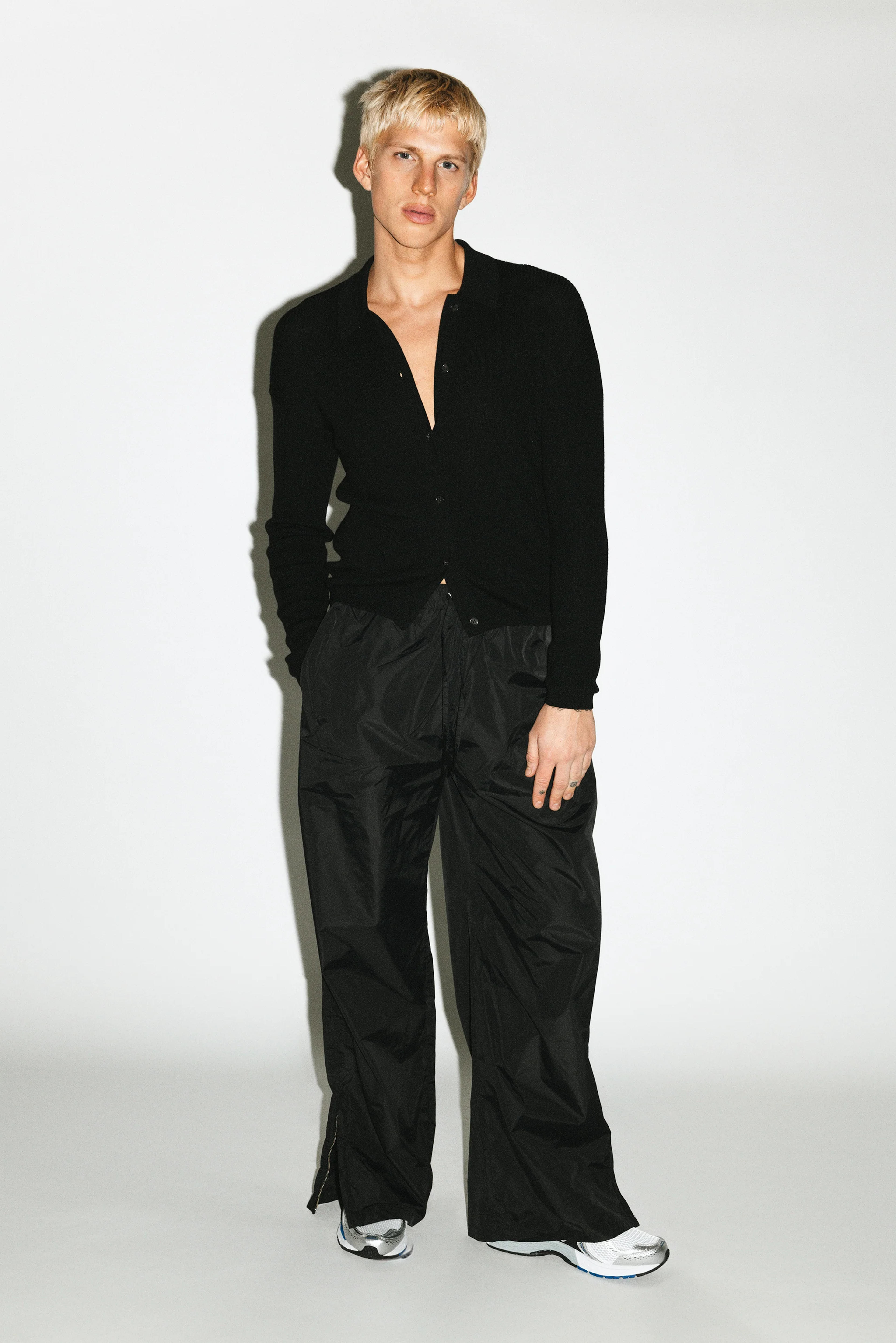 Cienega Wide-Leg Track Pants | Black – California Arts