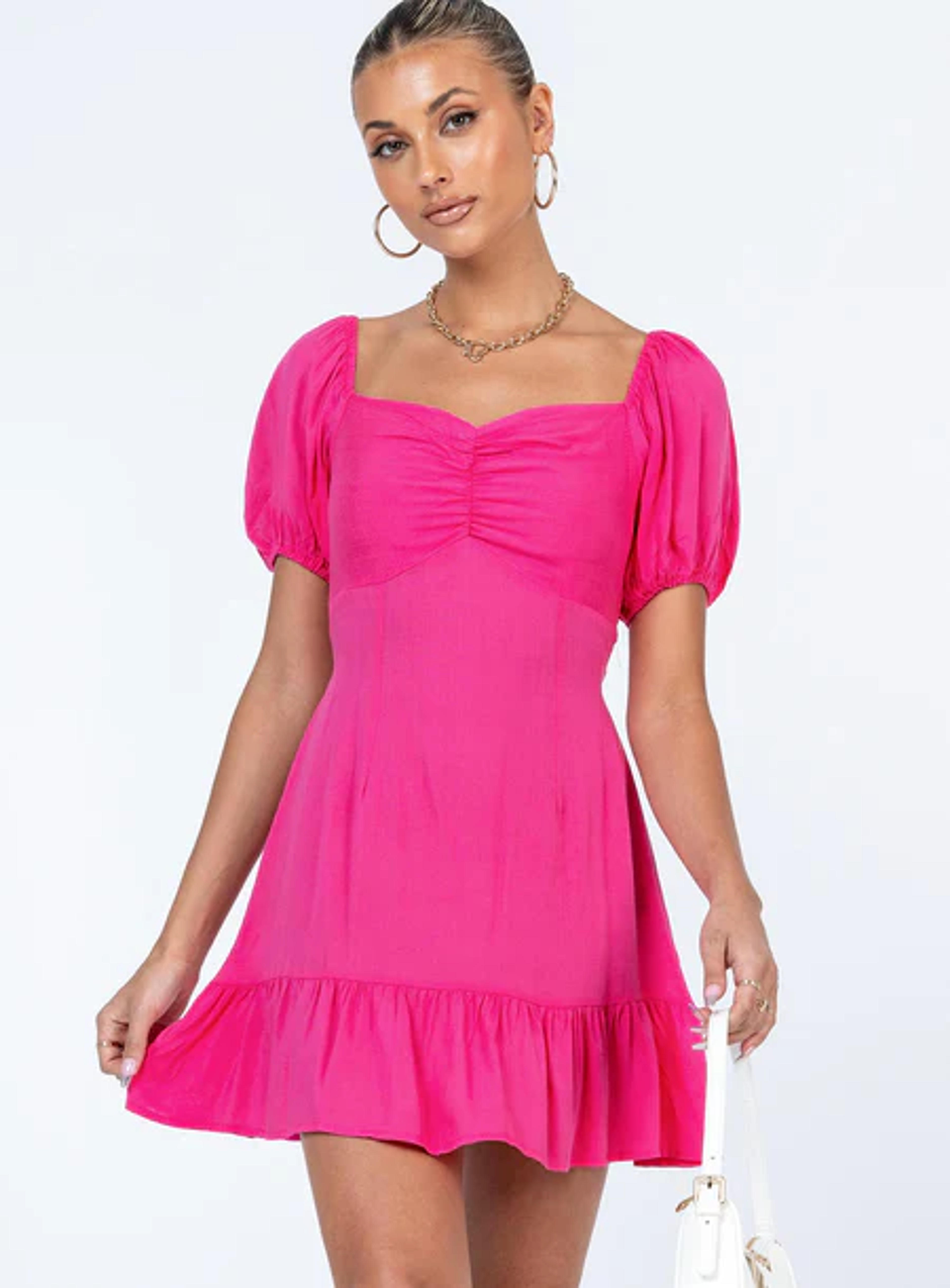 Someday Soon Mini Dress Pink