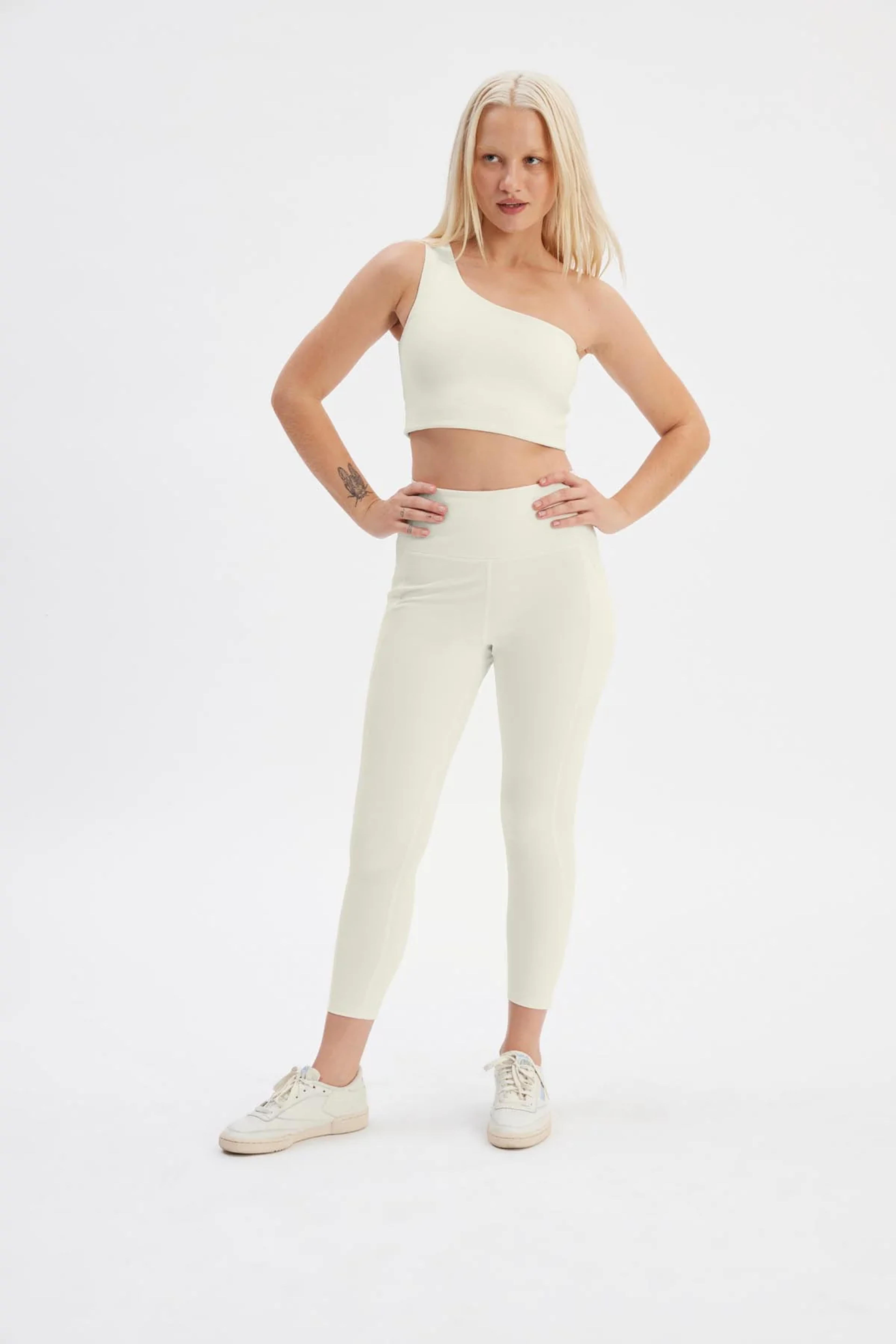 Ivory Bianca One Shoulder Bra — Girlfriend Collective