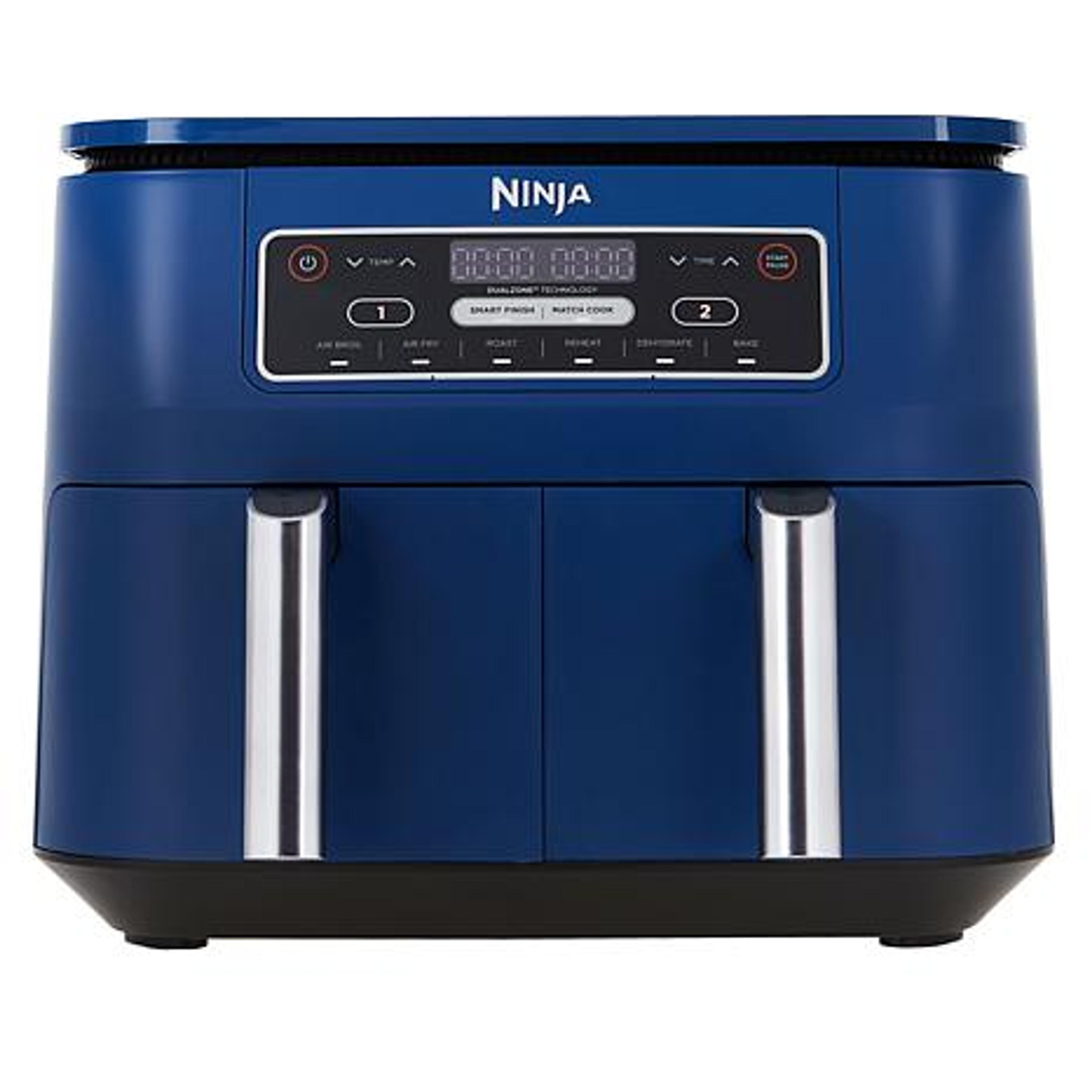 Ninja Foodi 8-Quart 6-in-1 DualZone Air Fryer with Racks & Kebabs - 9960845 | HSN