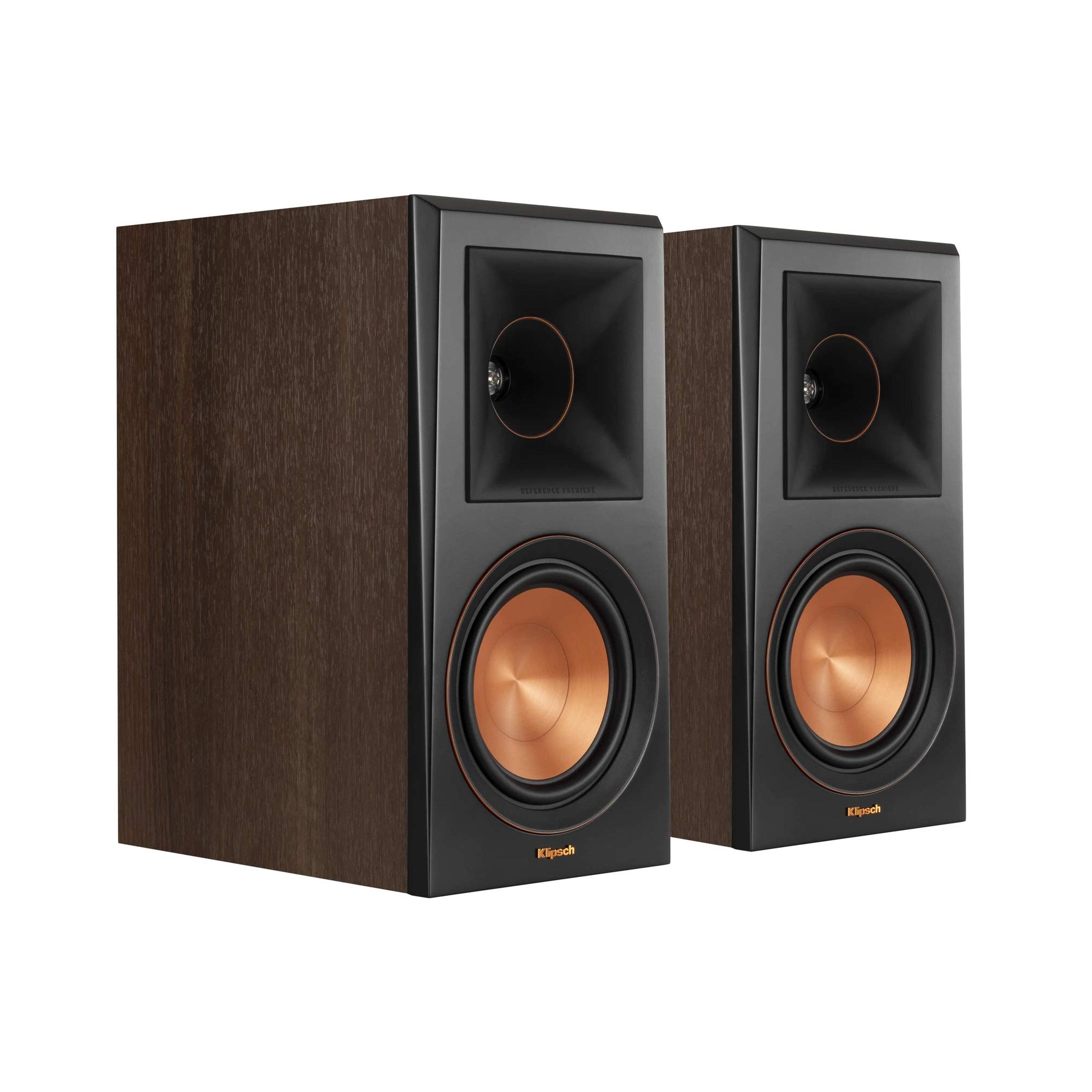 Klipsch RP-600M Bookshelf Speakers (Pair) (Walnut)