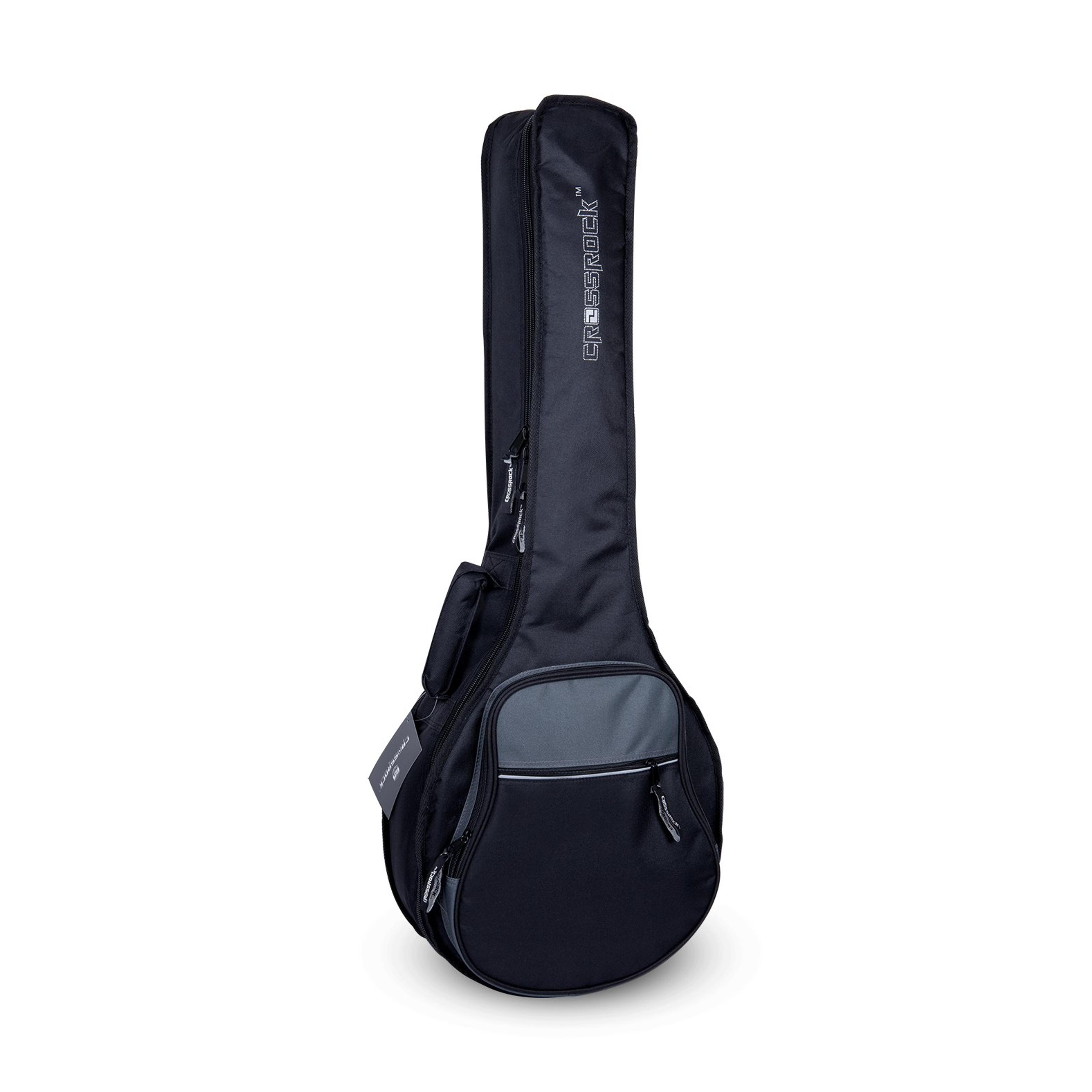 Amazon.com: Crossrock 10mm Padding Gig Bag for Resonator Banjos, Backpack Straps,Black&Grey (CRSG106BJBG) : Musical Instruments