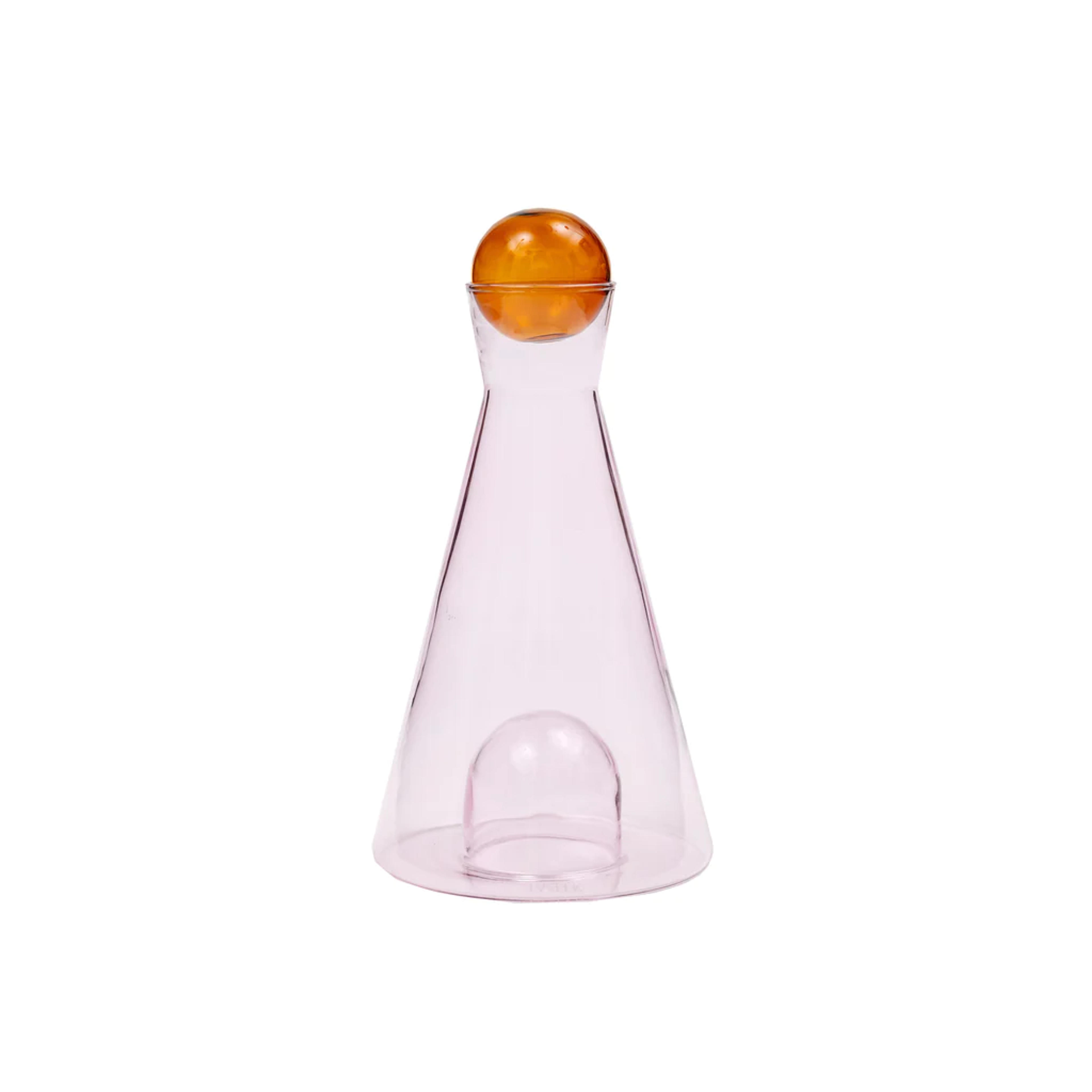 Vice Versa Carafe - Pink+Amber – House of Nomad