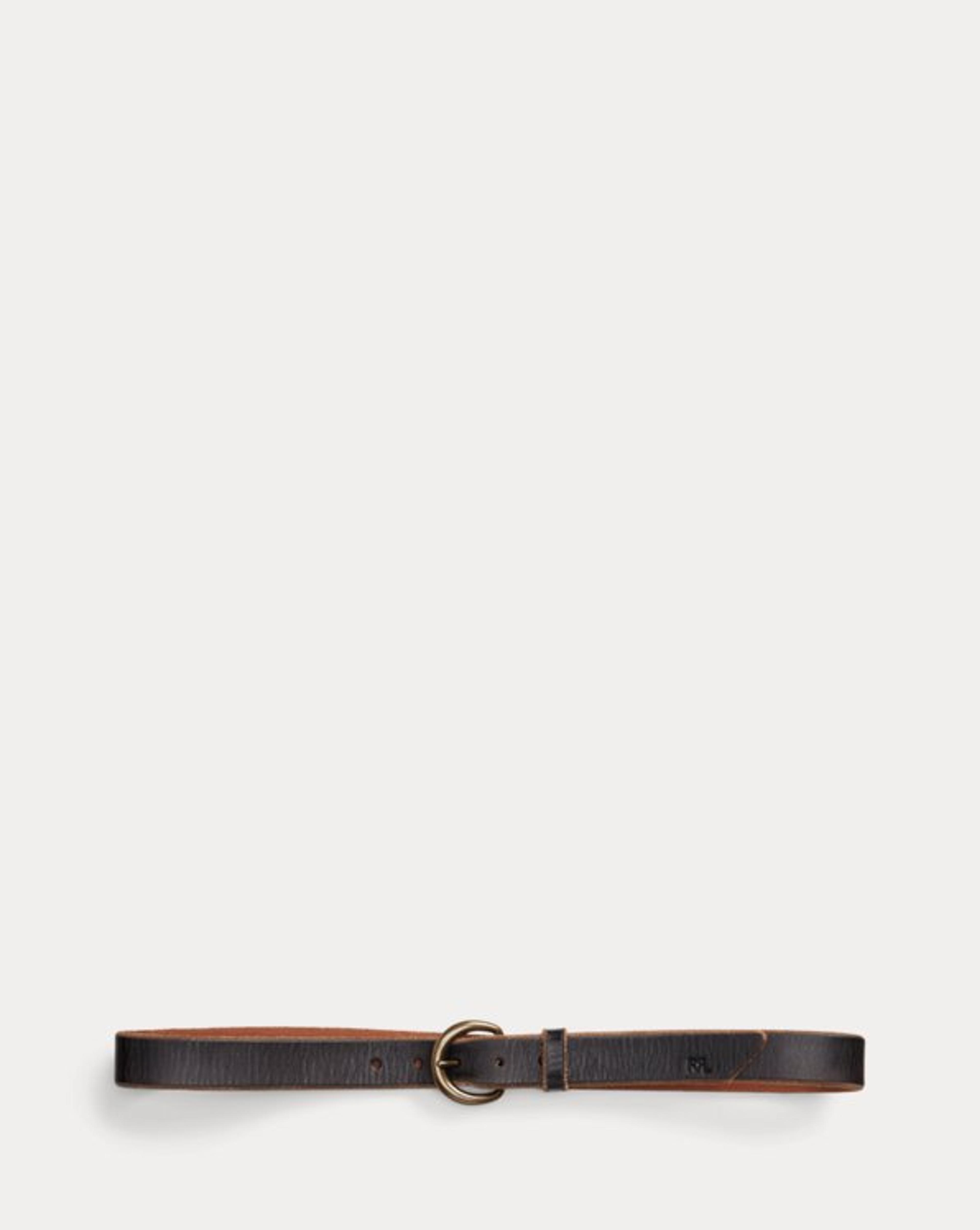 Terrance Tumbled Leather Belt | Ralph Lauren UK