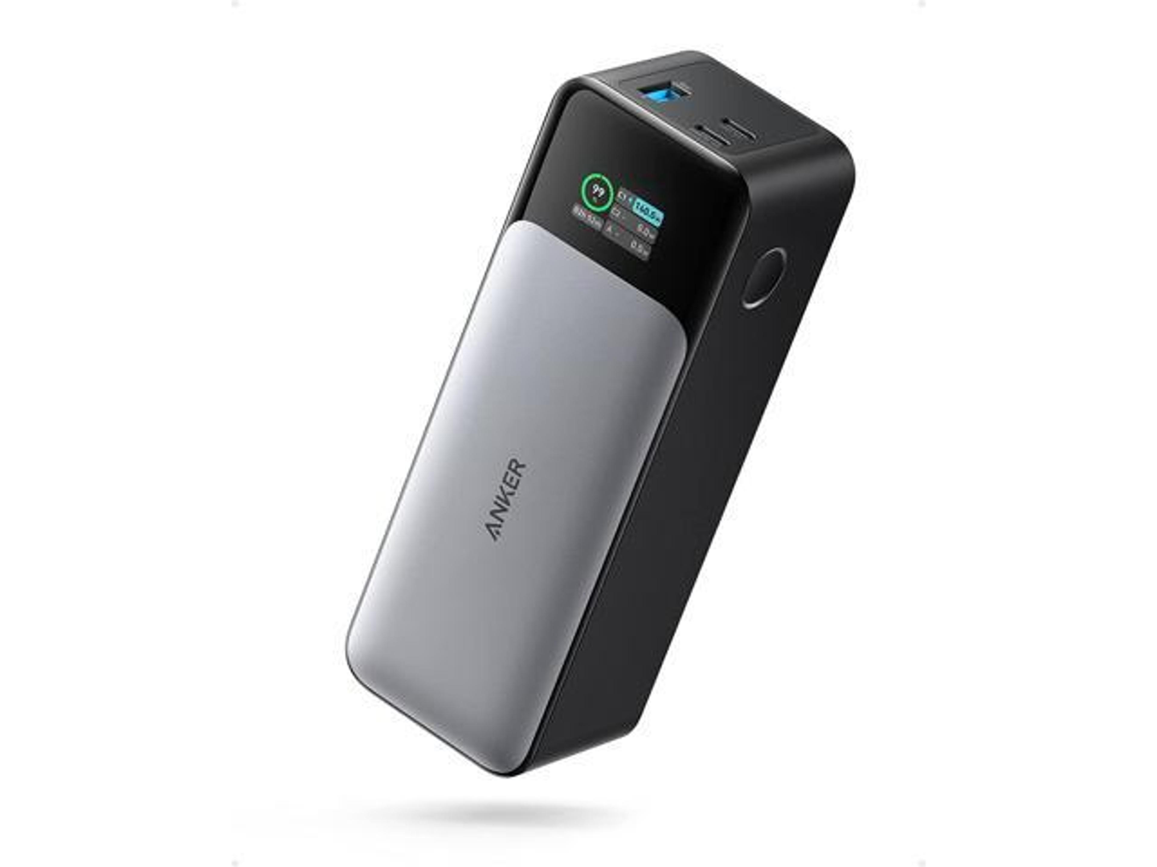 Anker 737 Power Bank (PowerCore 24K), 24,000mAh 3-Port Portable Charger with 140W Output, Smart Digital Display, Compatible with iPhone 13 Series, Samsung, MacBook, Dell, AirPods, and More - Newegg.com