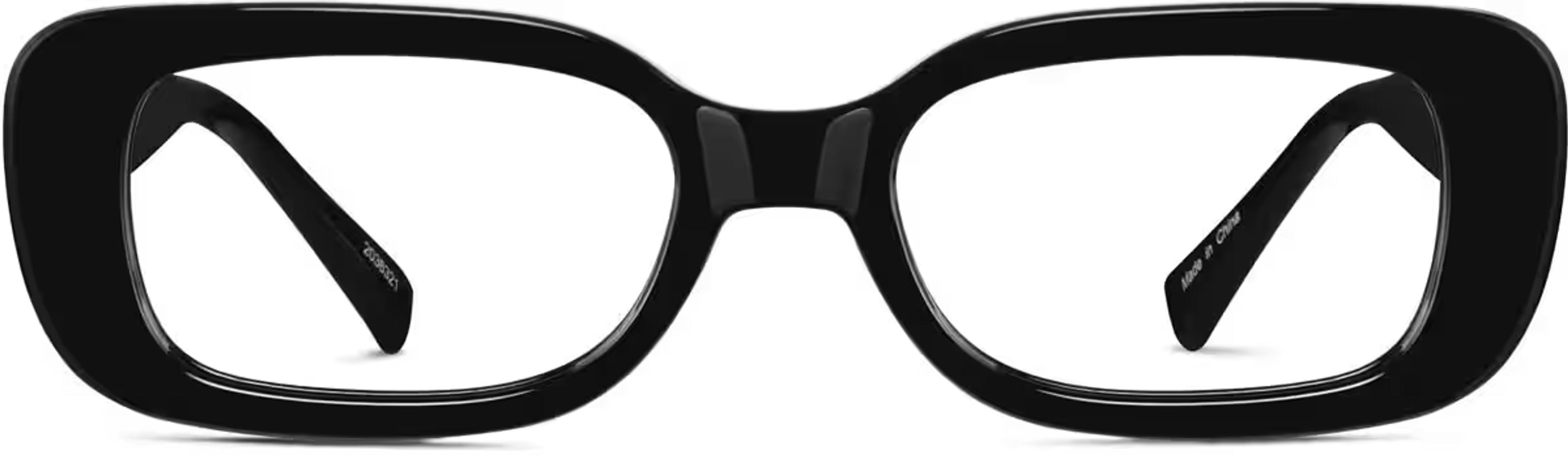 Black Rectangle Glasses #2036321 | Zenni Optical