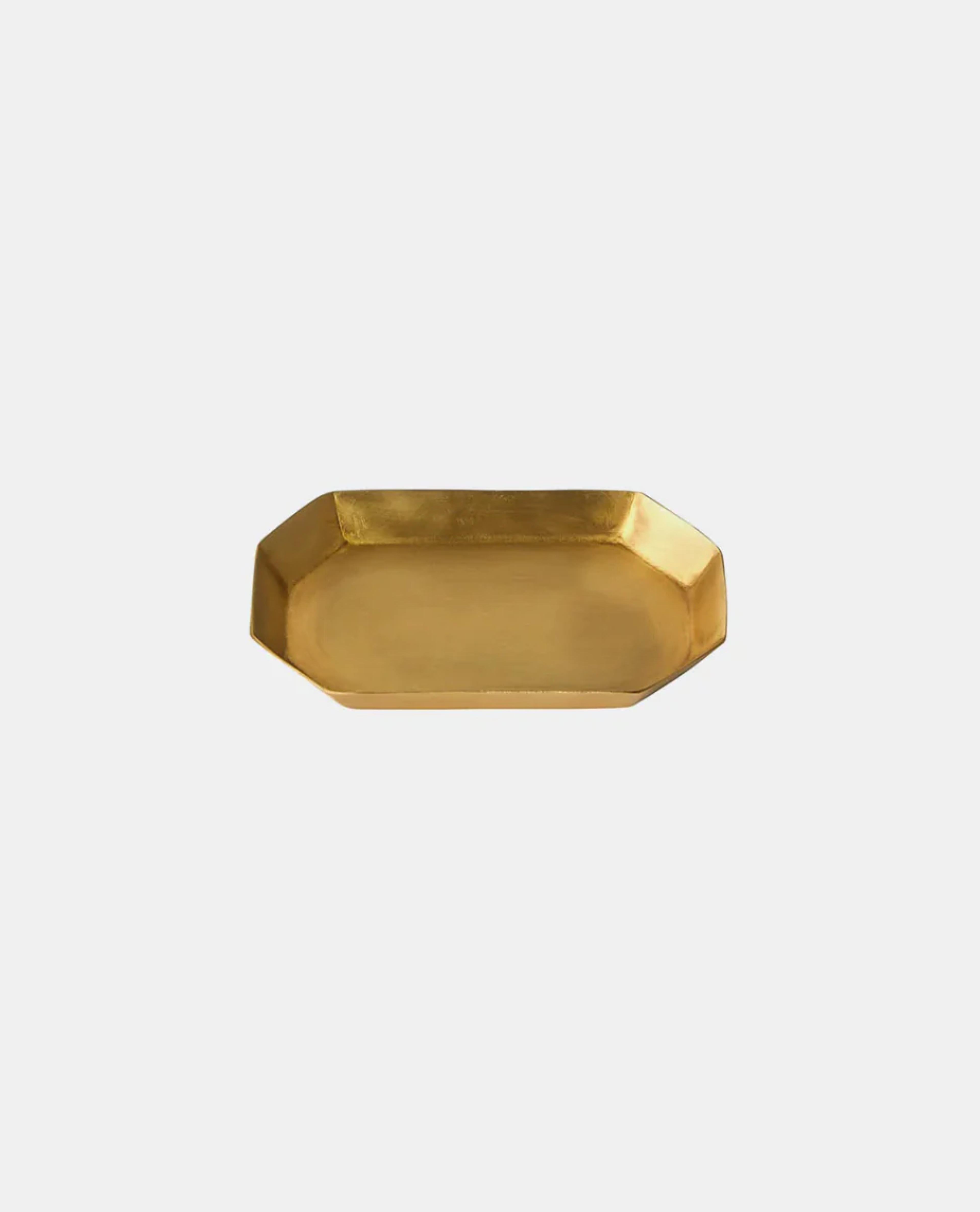 Extra Small Brass Octagonal Trinket Dish