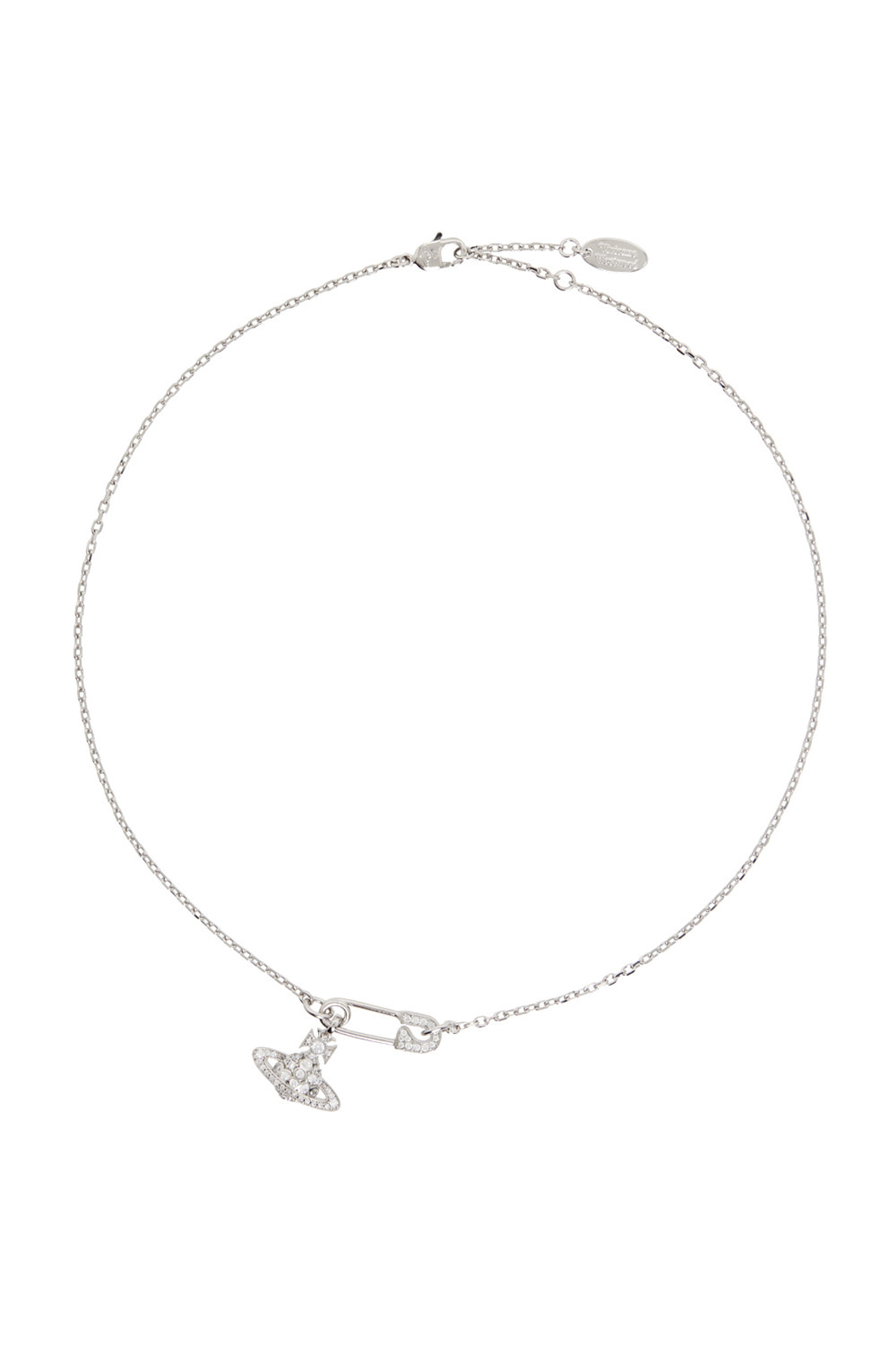 Vivienne Westwood: Silver Lucrece Necklace | SSENSE