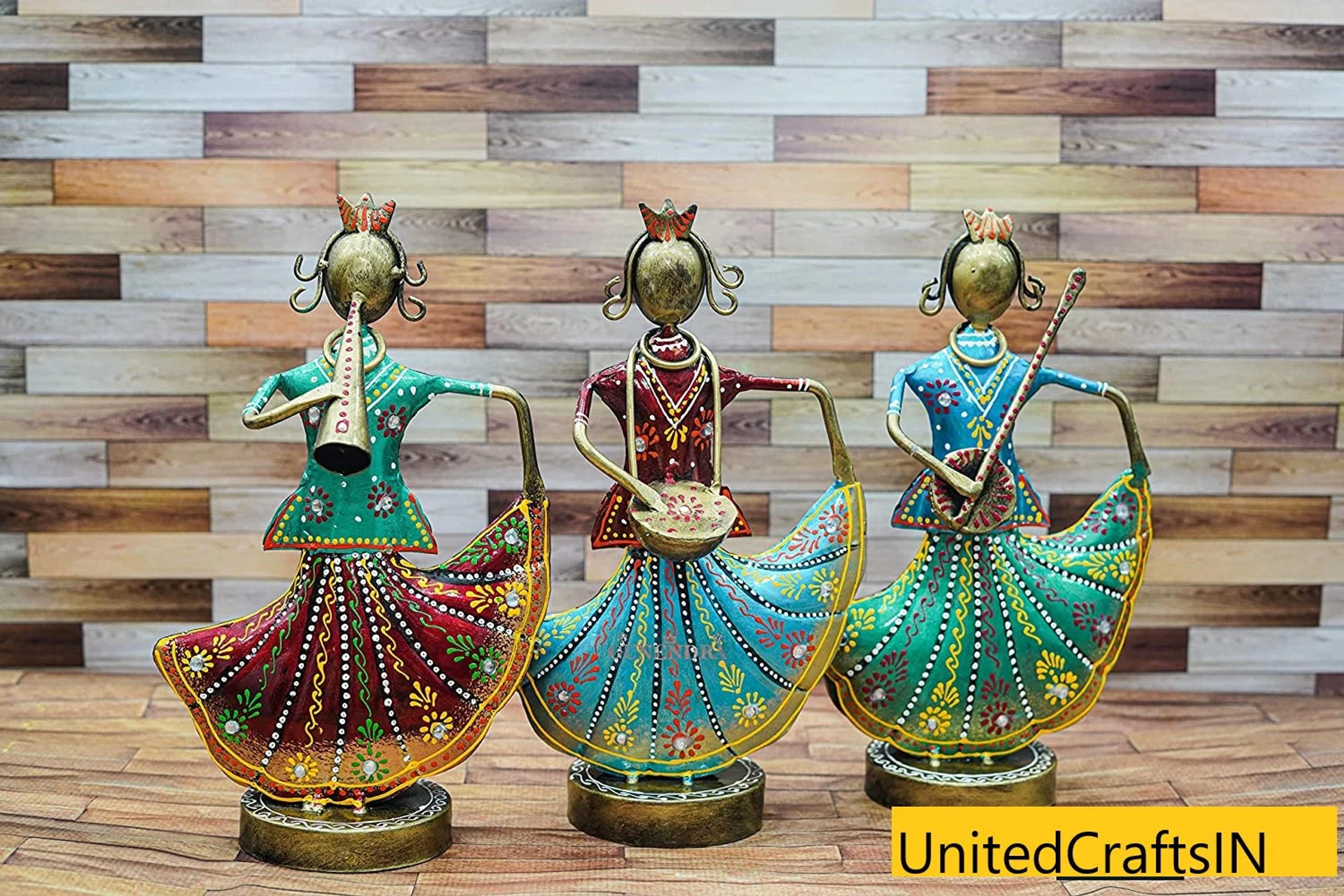 Indian Musicians Unique and Antique Decorative Set of 3 for - Etsy