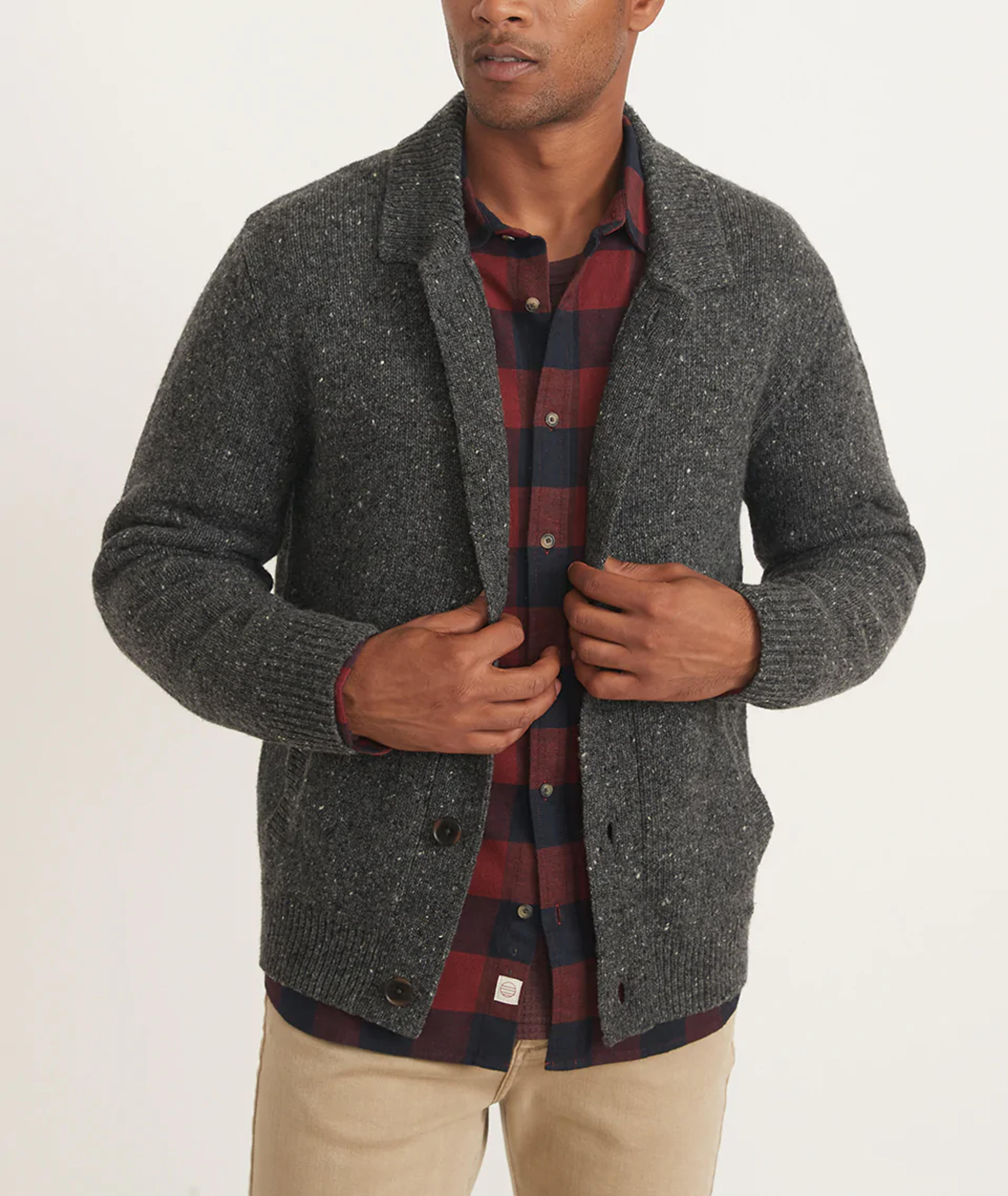 Parker Cardigan in Soot – Marine Layer