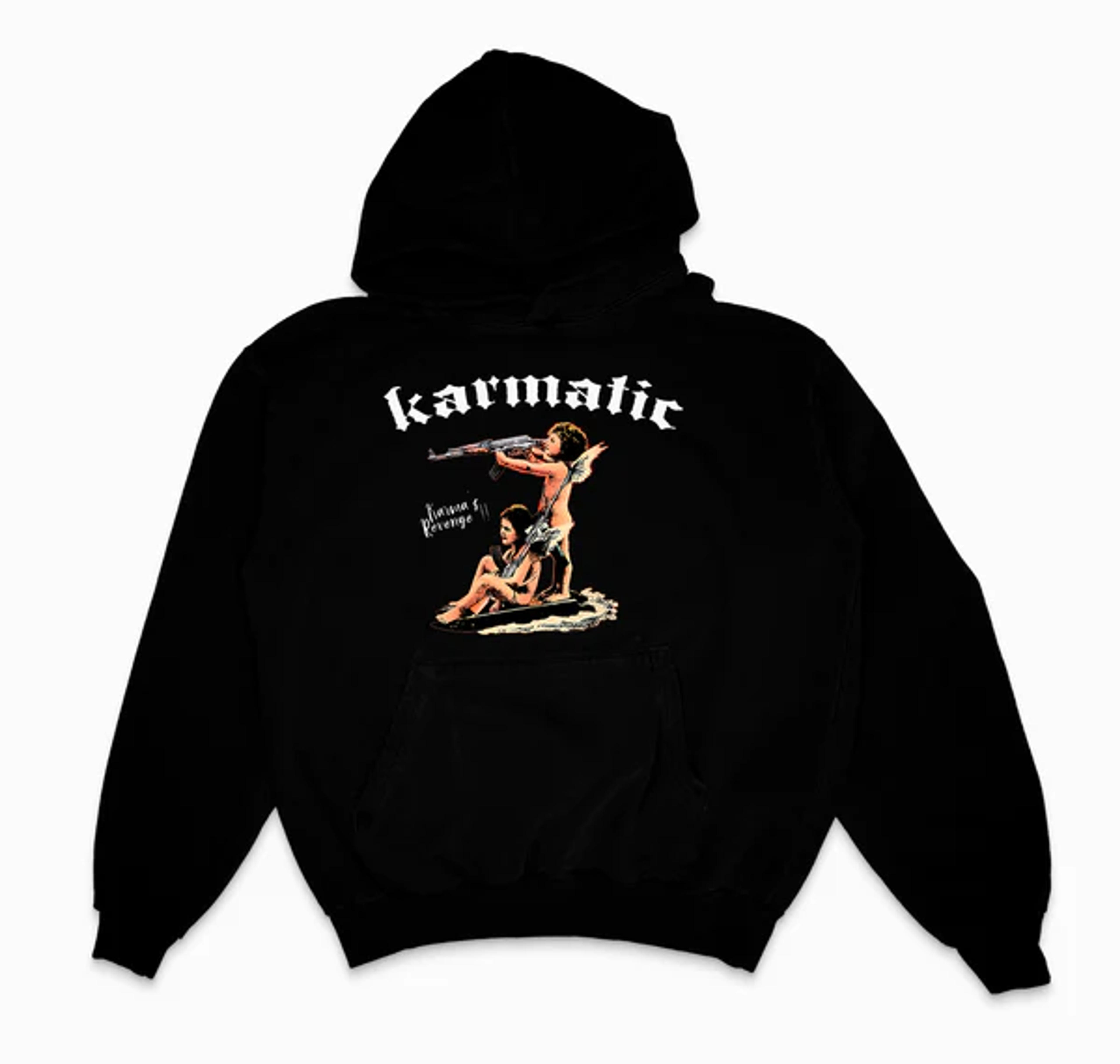 KARMA'S REVENGE BLACK HOODIE