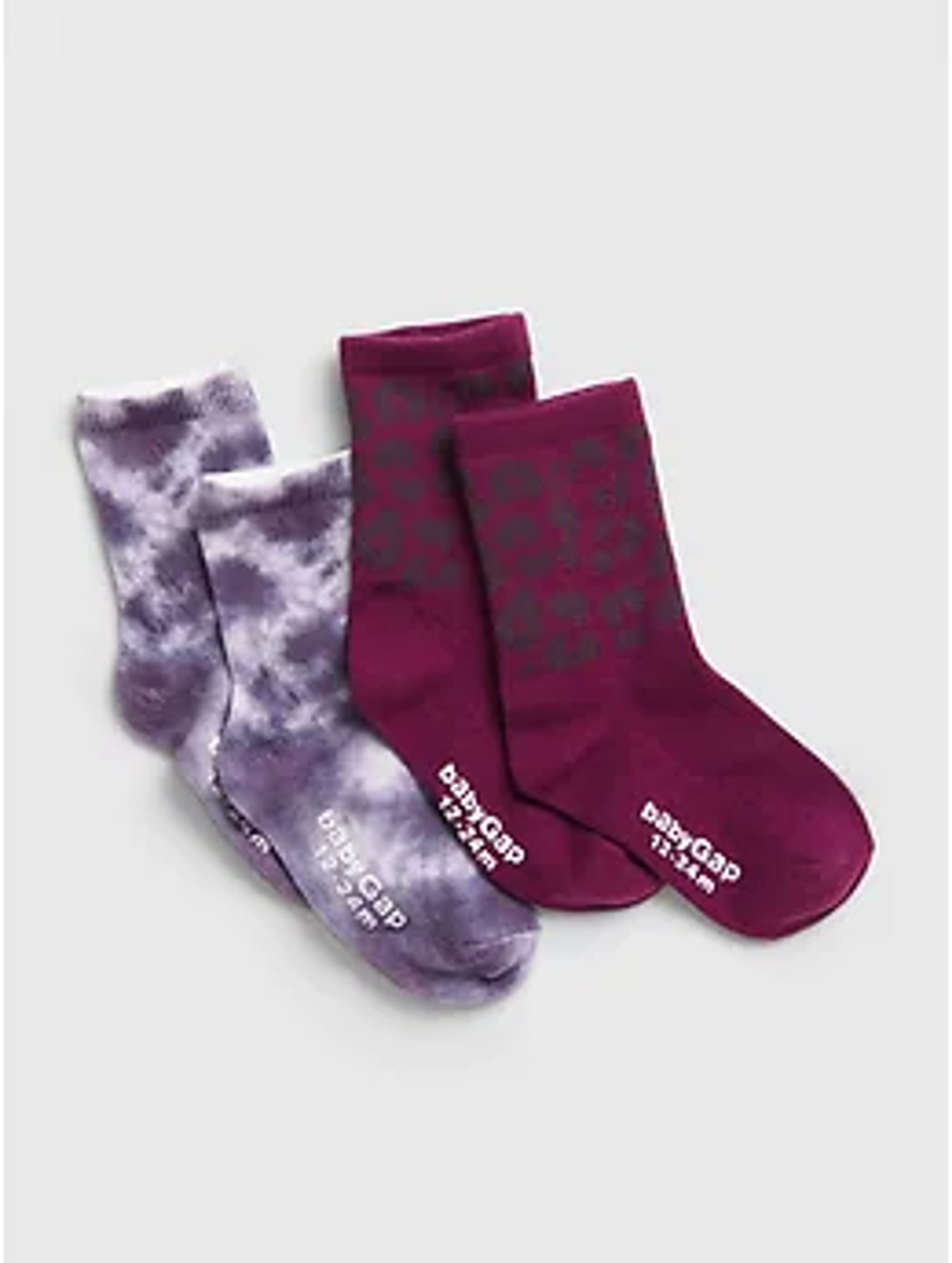 Toddler Print Socks (2-Pack)