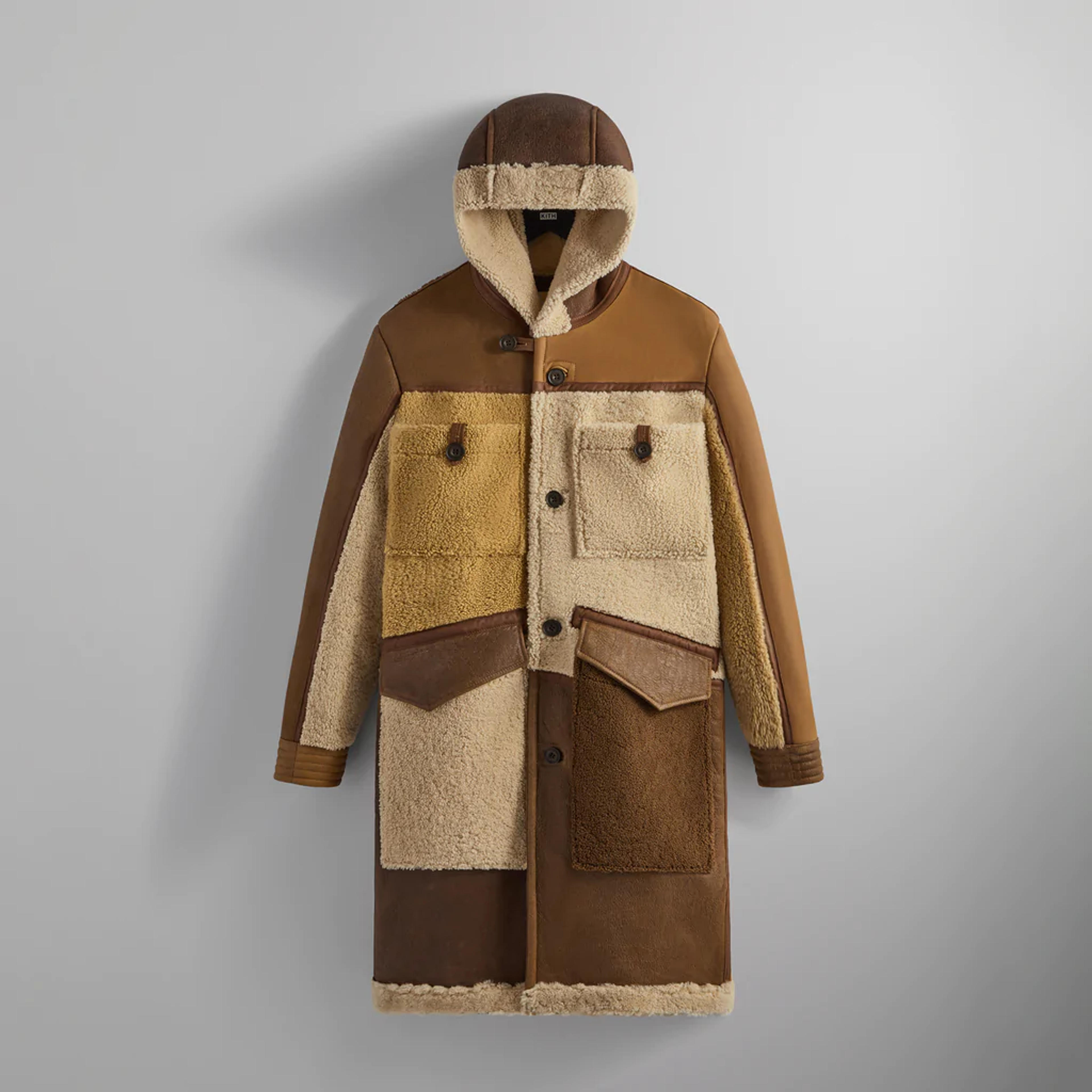 Kith Elm Shearling Parka - Chestnut