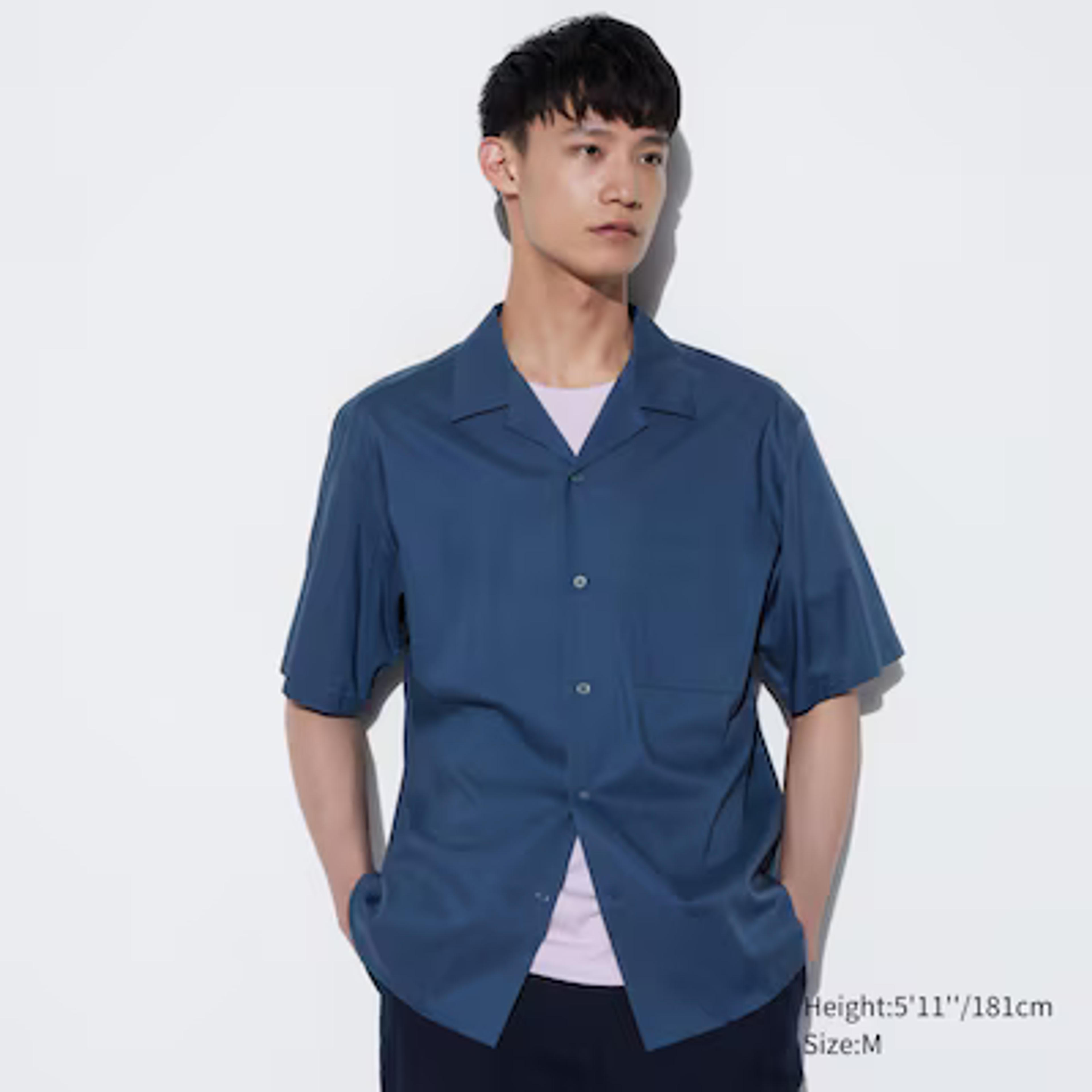 Open Collar Short-Sleeve Shirt | UNIQLO US