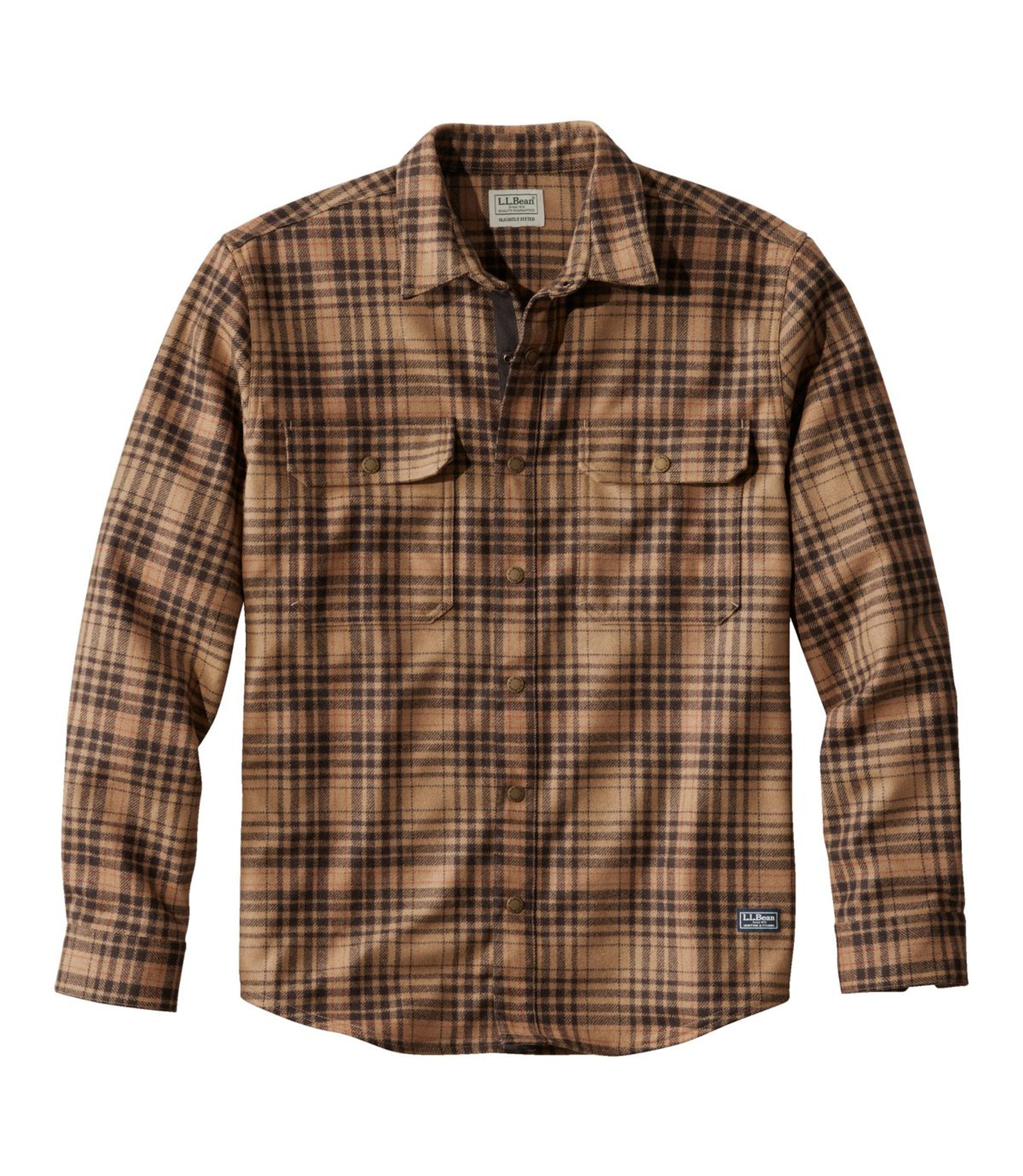 Men's Maine Guide Lightweight Merino Wool Field Shirt, Plaid | Shirts at L.L.Bean