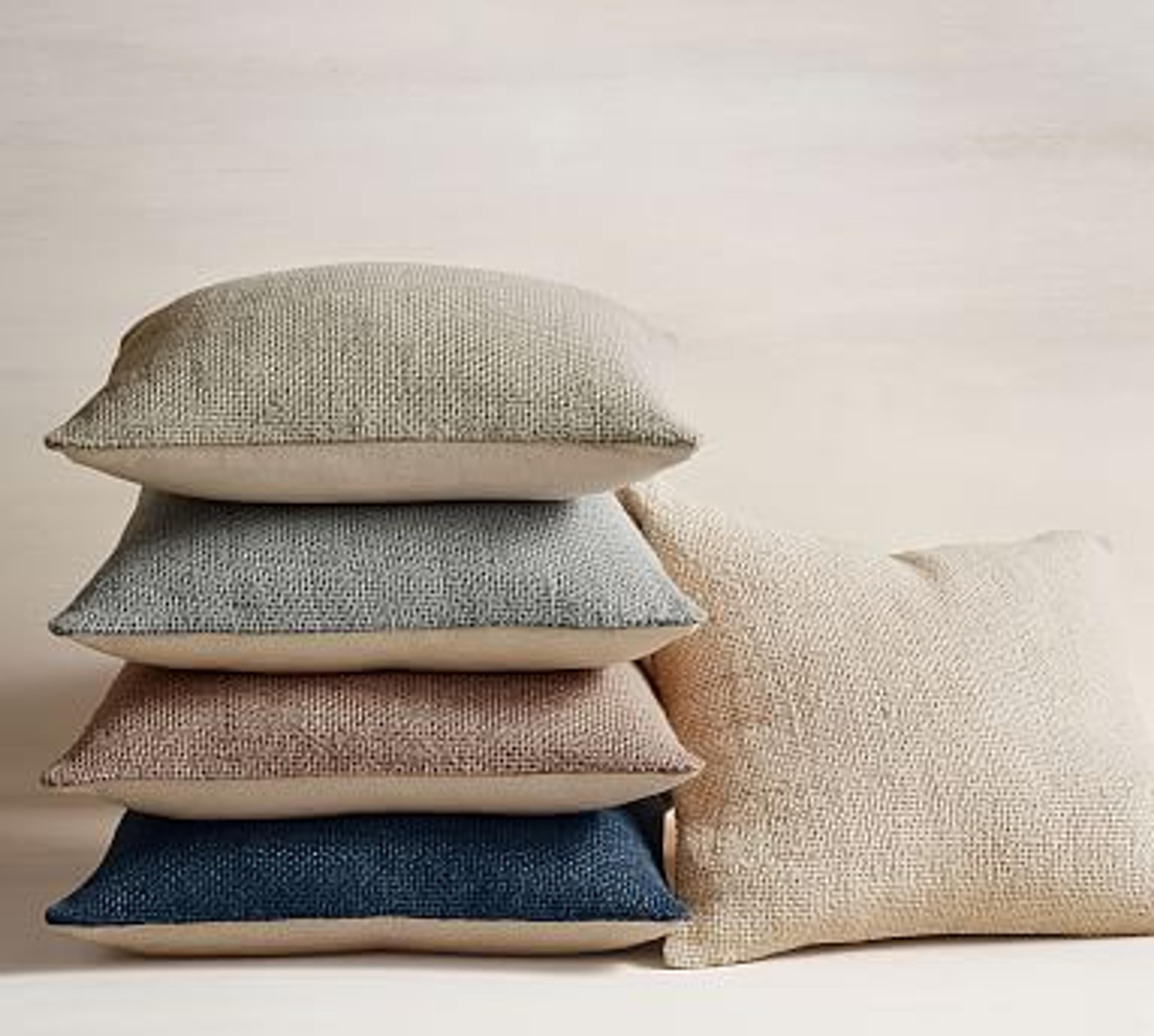 Faye Linen Textured Pillow Covers | Pottery Barn