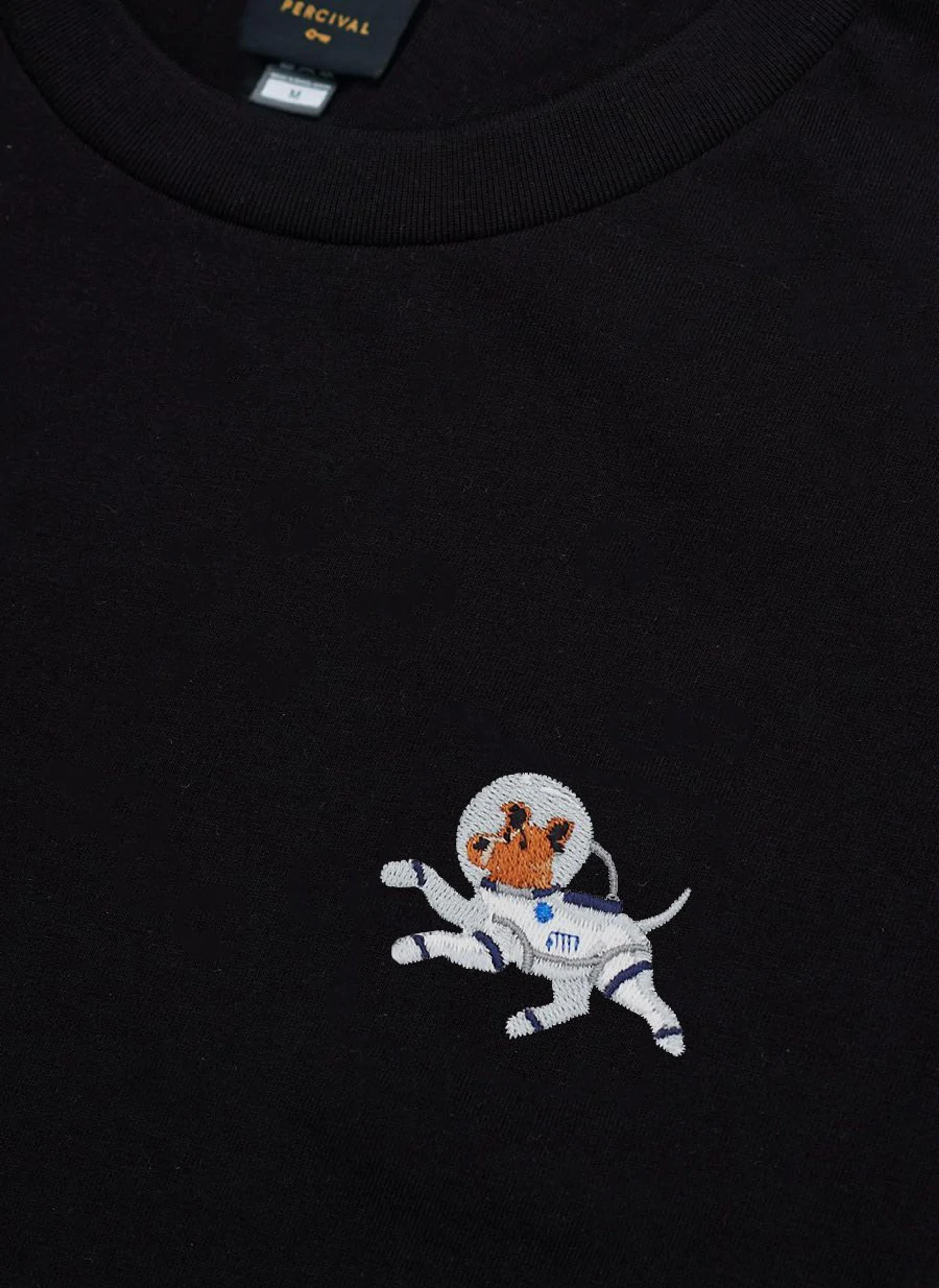 T Shirt | Space Dog | Black - S