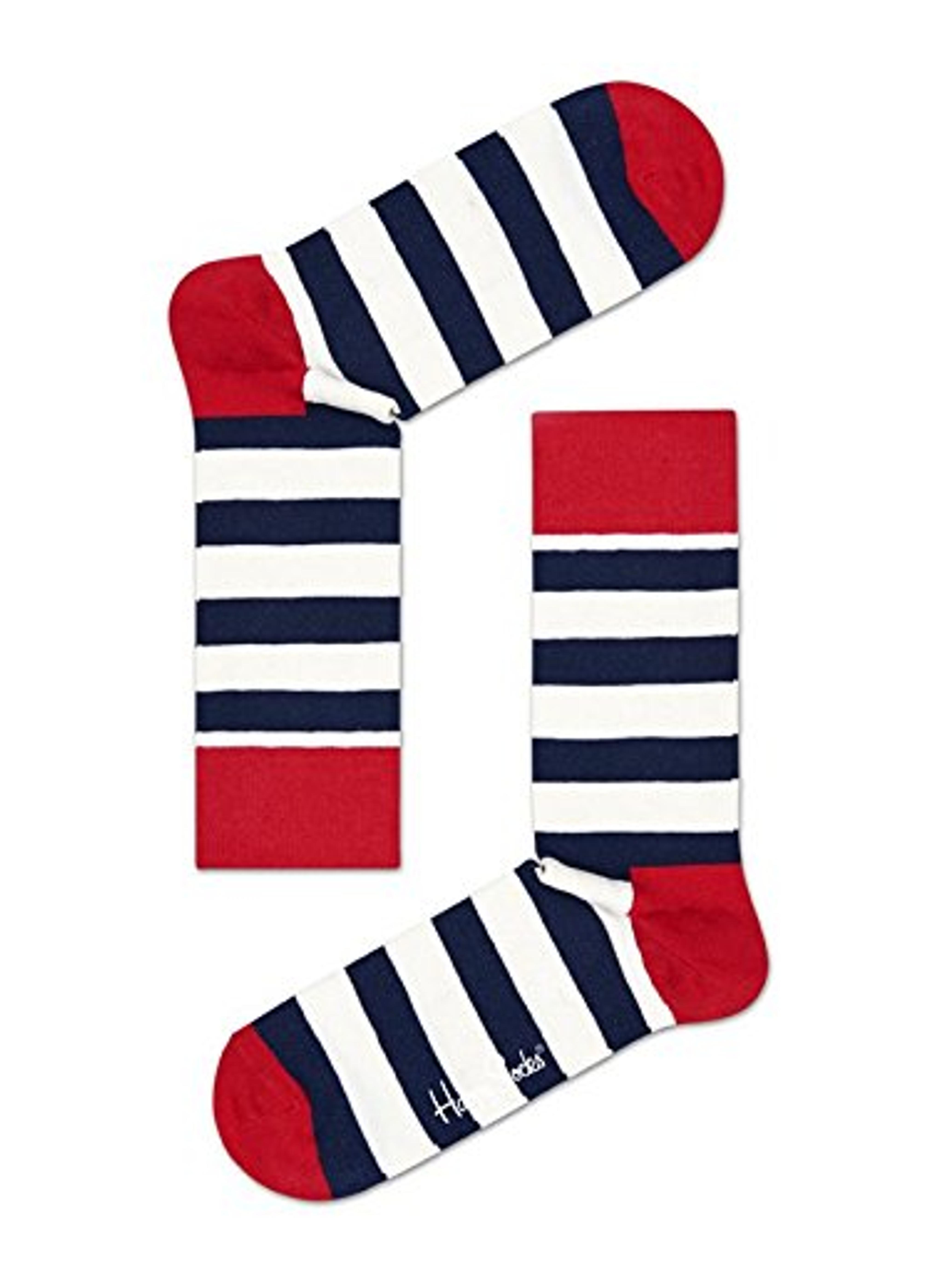 Happy Socks Men's Combed Cotton Stripe Crew Sock