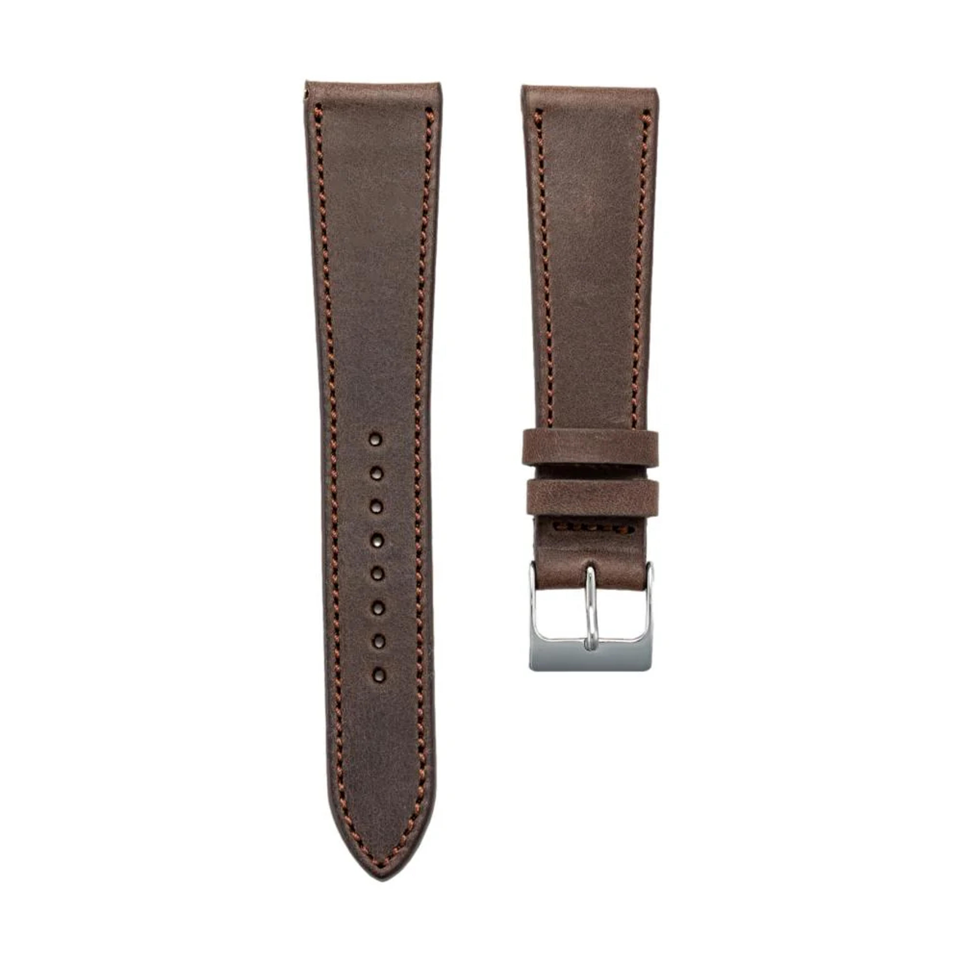 French Calfskin Strap-Dark Brown | Teddy Baldassarre