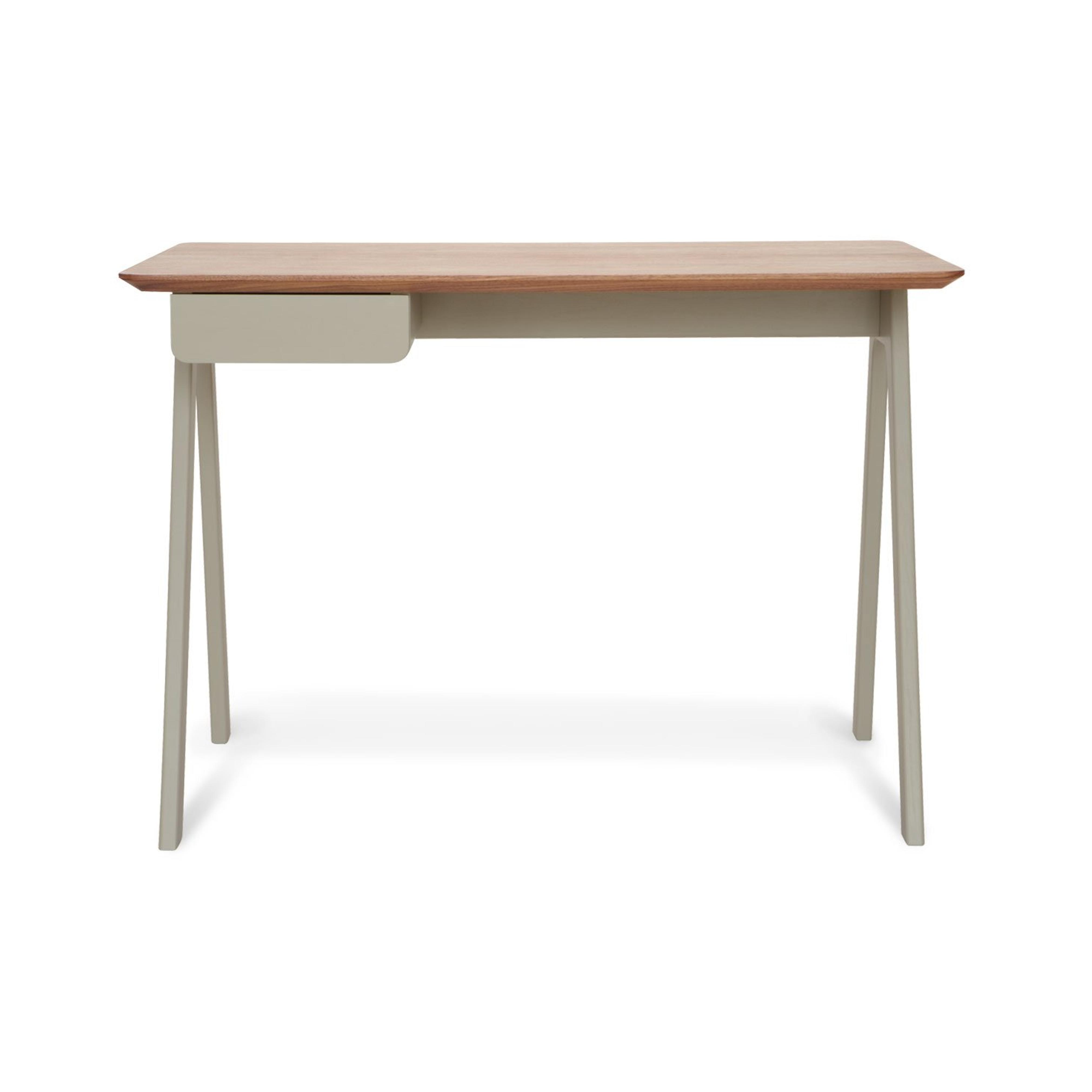 Blu Dot Stash Desk, Walnut / Grey