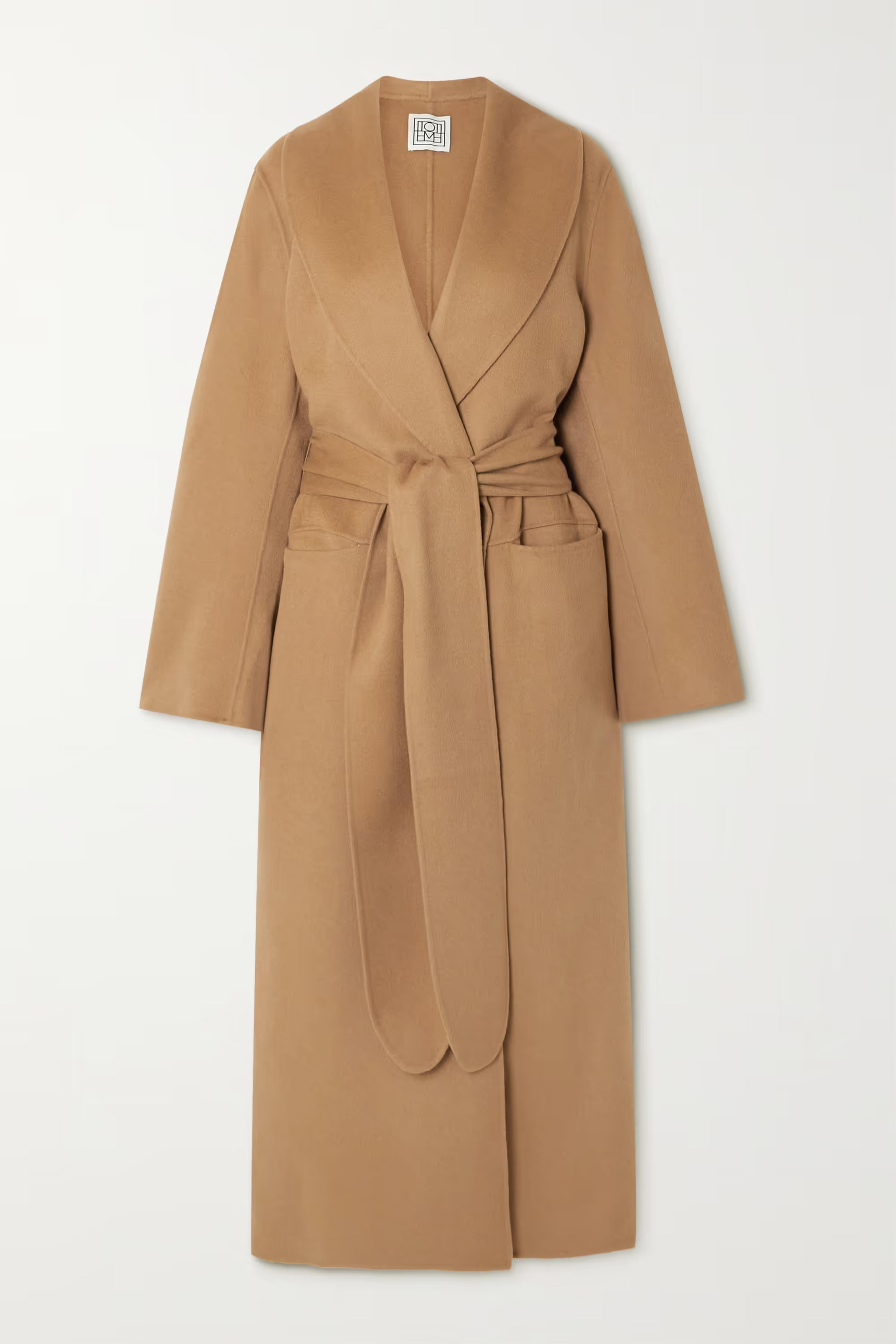 TOTEME Belted wool coat | NET-A-PORTER