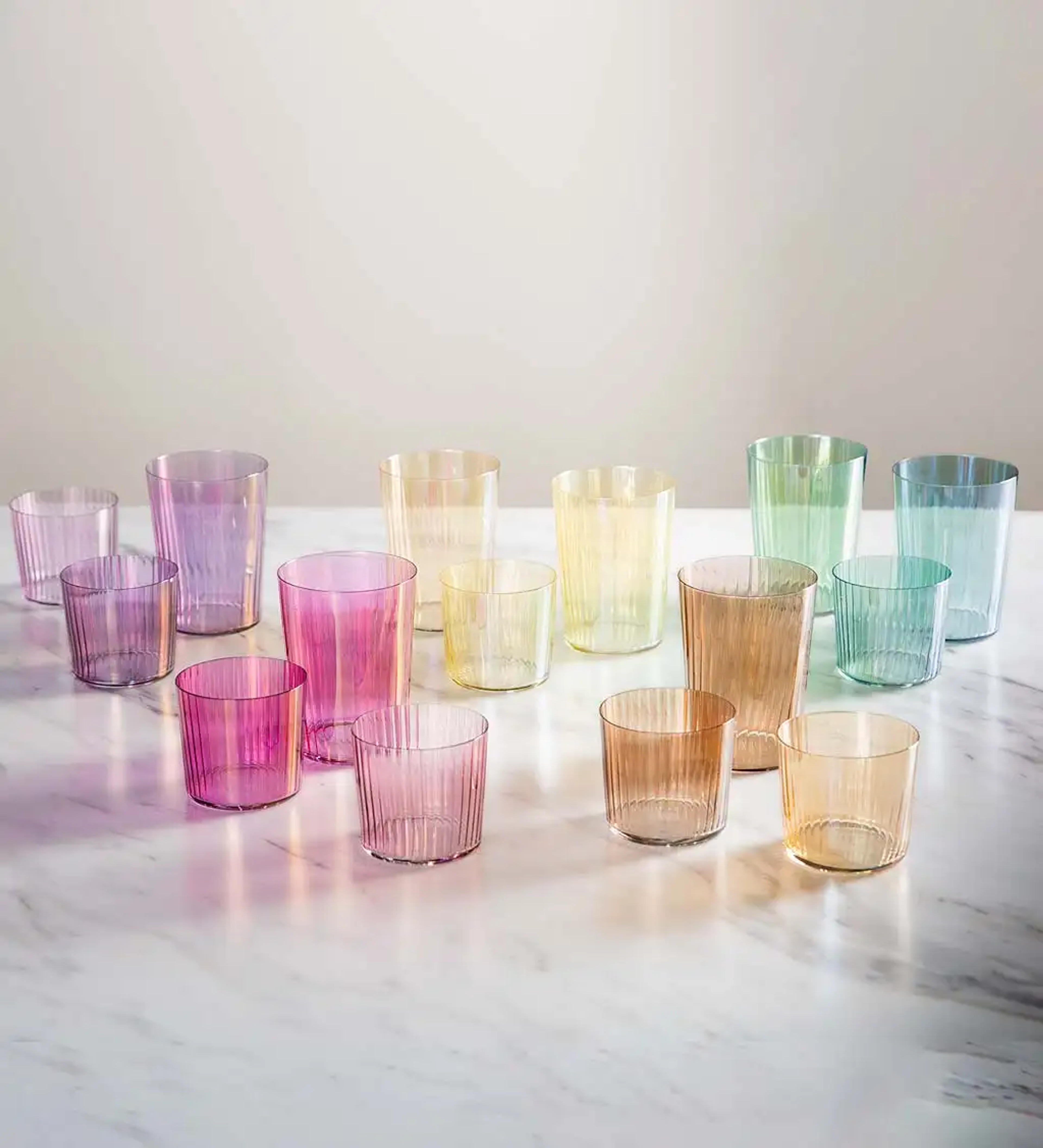 Hand-Painted Gem Glassware