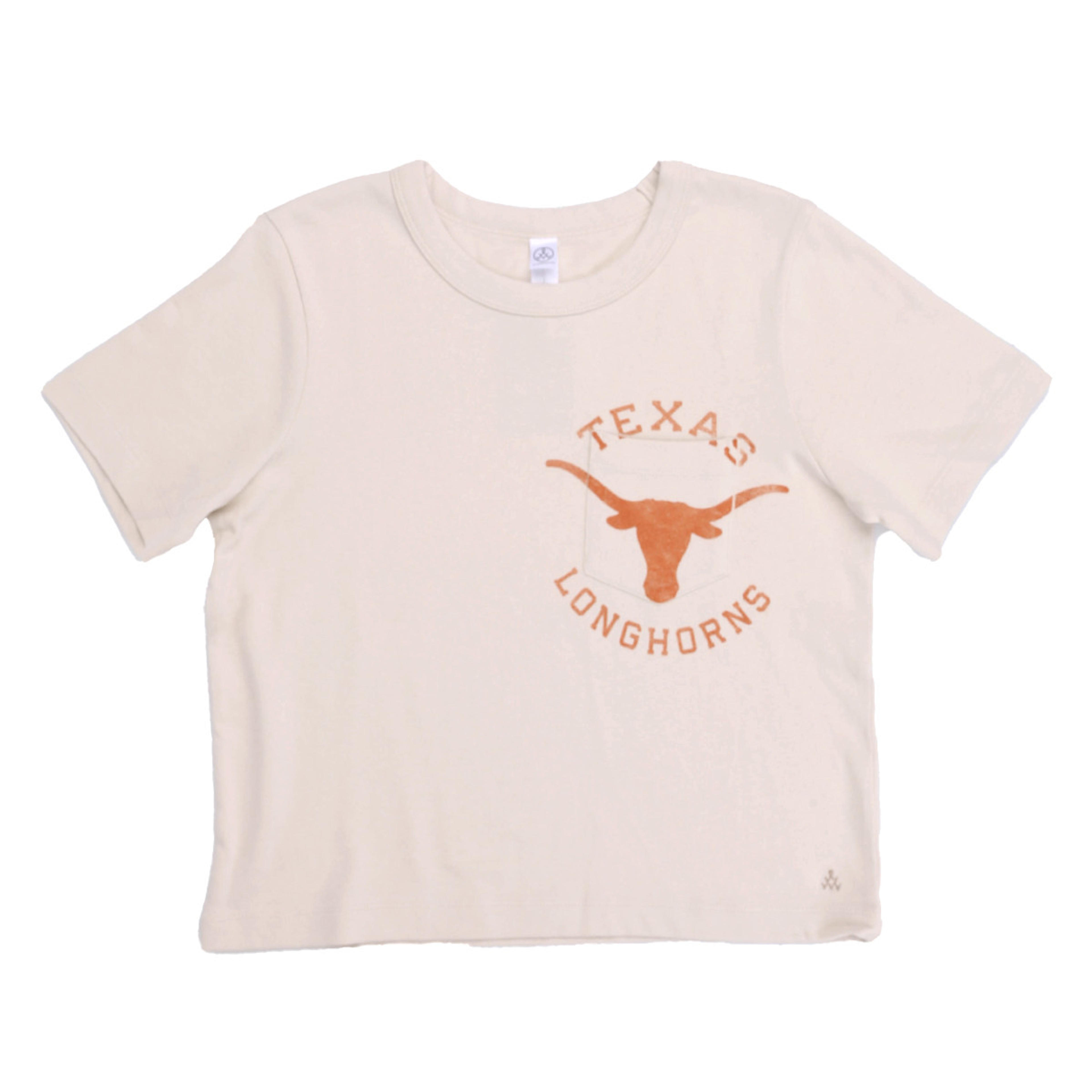 Texas Longhorns Logo Pocket Crop Tee