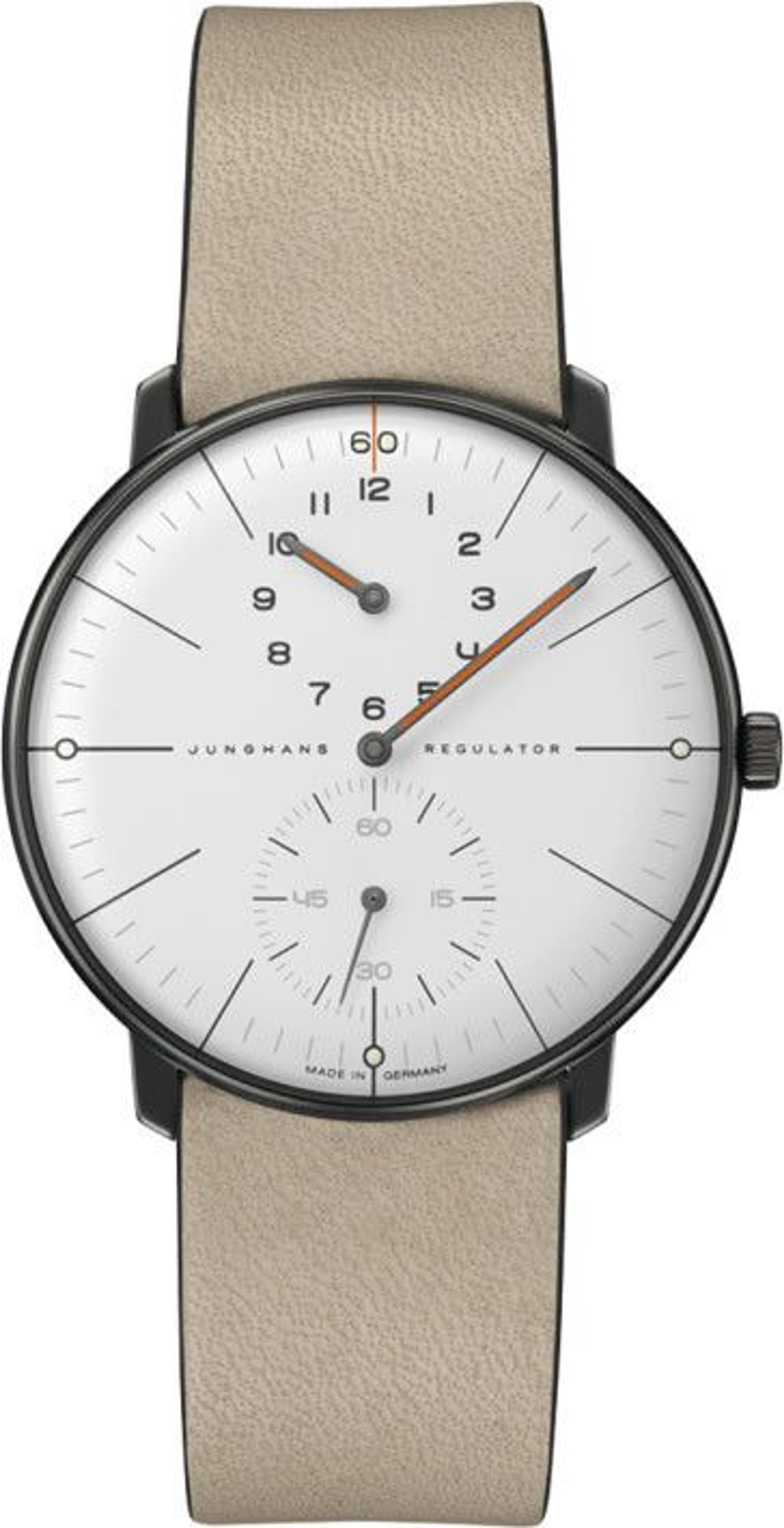 Junghans Max Bill Regulateur 027/3190.02 Men's Watch in White, 38mm, Steel By Exquisite Timepieces