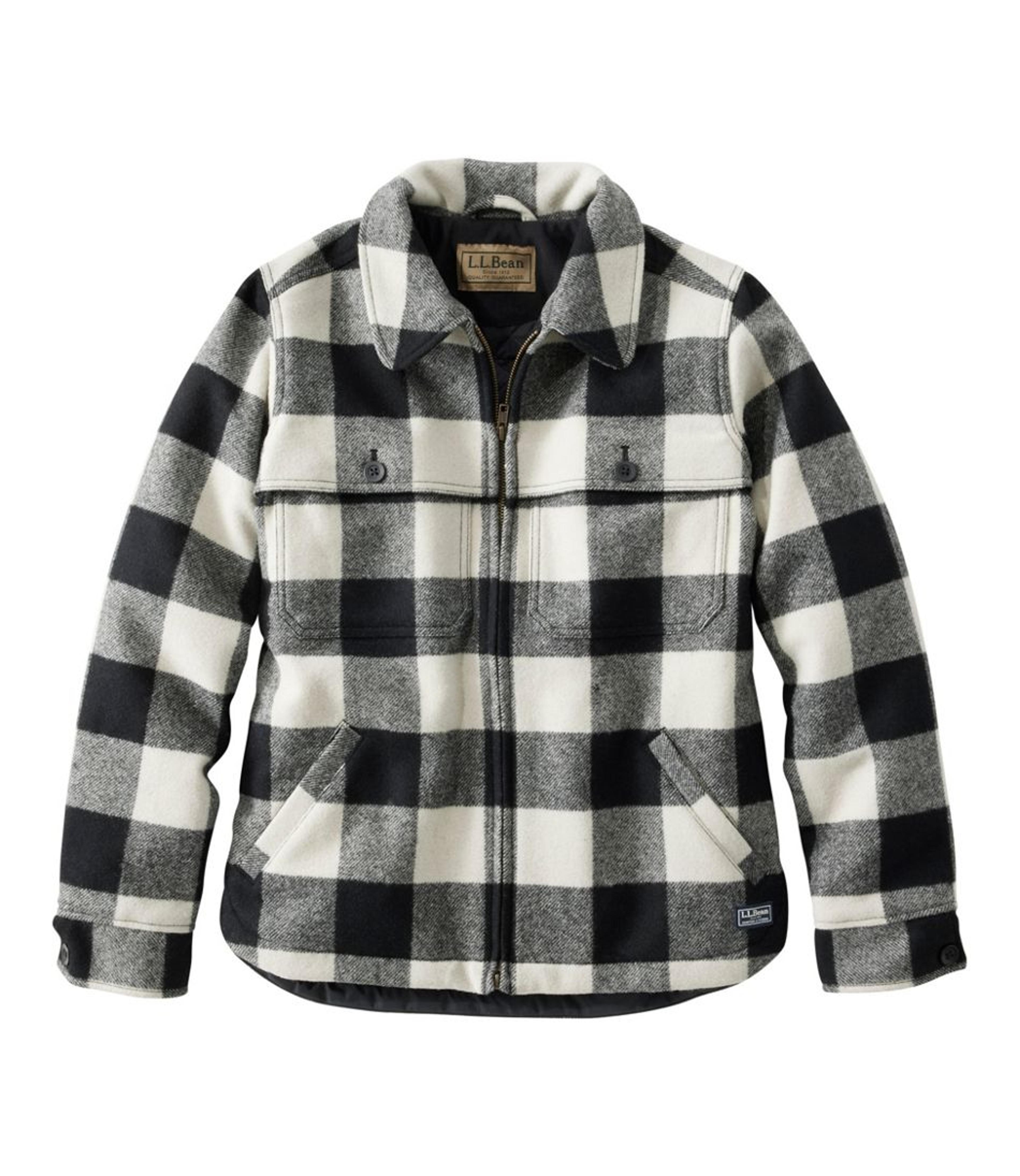 Women's Maine Guide Zip Front Jac-Shirt with Primaloft, Plaid | Casual Jackets at L.L.Bean