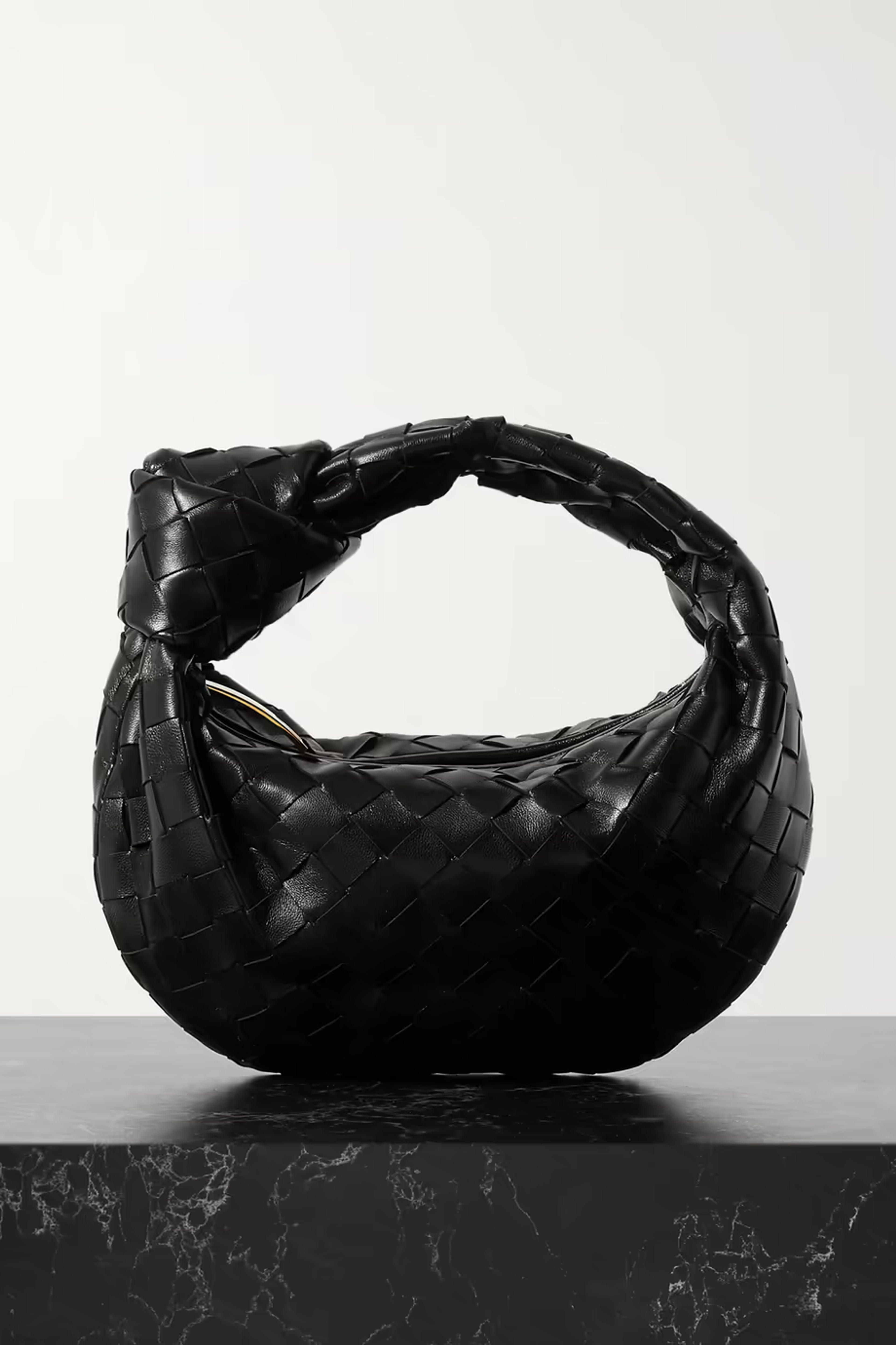 BOTTEGA VENETA Jodie mini knotted intrecciato leather tote | NET-A-PORTER