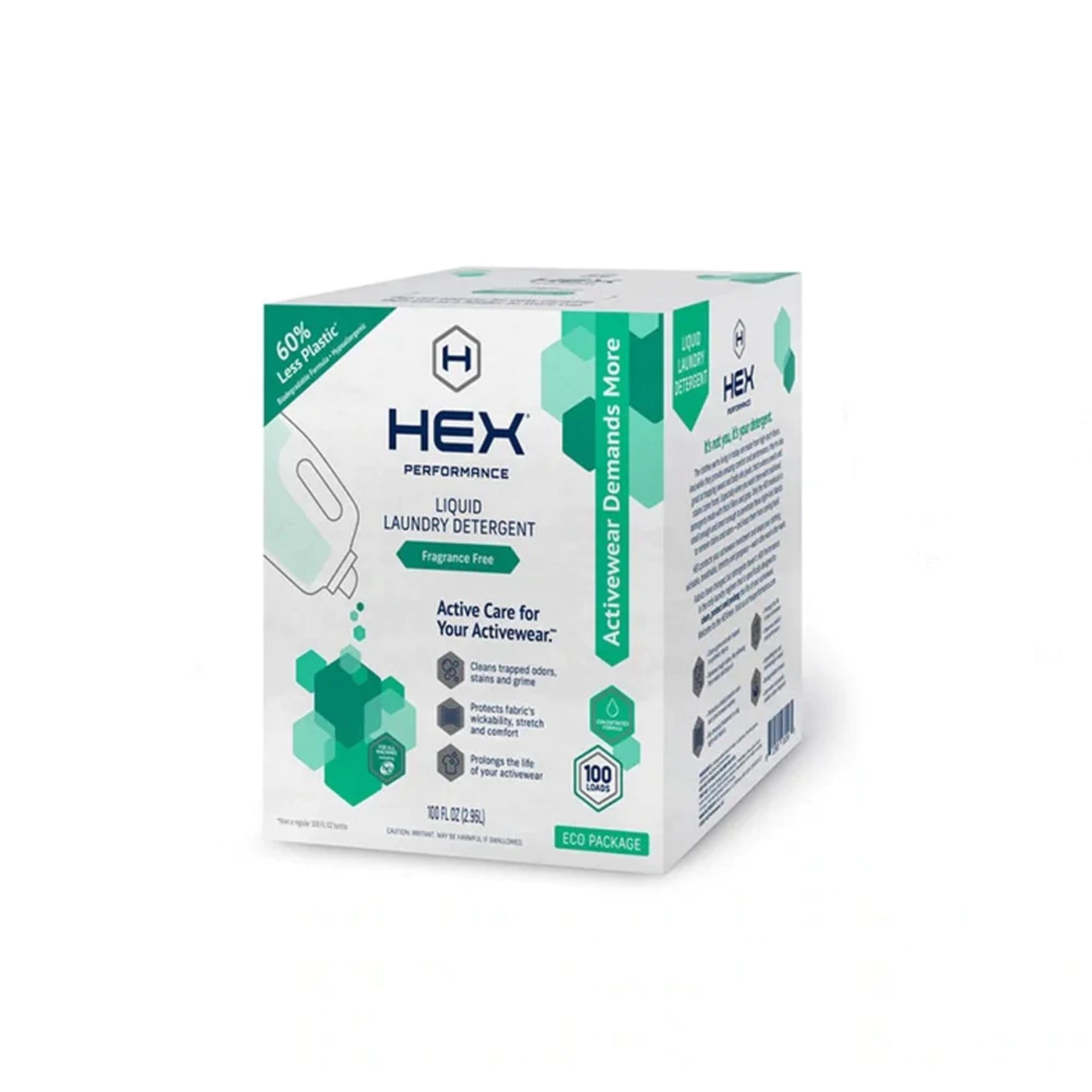 HEX Laundry Detergent Eco Package (100 Loads) Fragrance Free 10.00% Off Auto renew