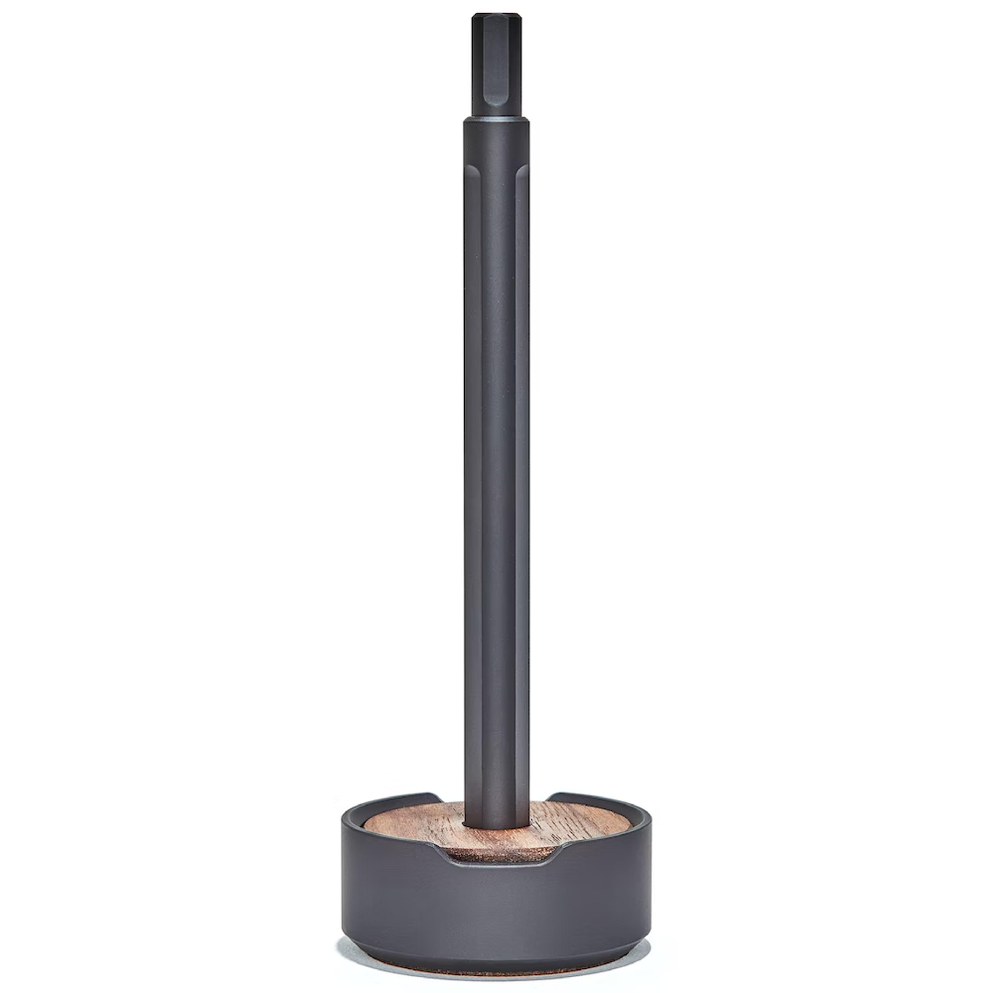 High Quality Machined Pen with Desk Stand - Black | Grovemade®