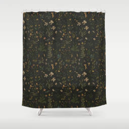 Old World Florals Shower Curtain by Jessica Roux | Society6