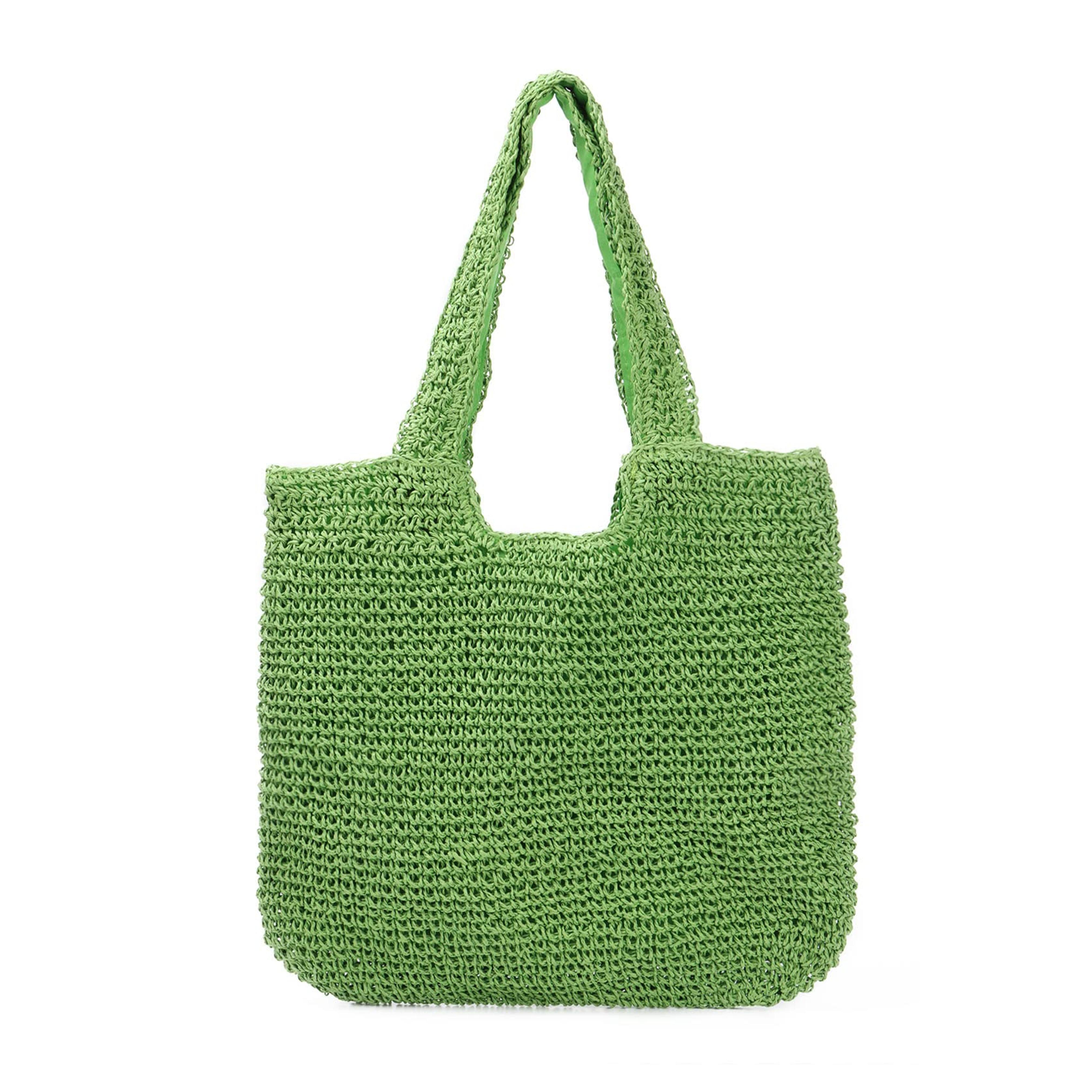 Amazon.com: Freie Liebe Straw Beach Bag for Women Summer Woven Tote Bag Shoulder Handbags : Clothing, Shoes & Jewelry