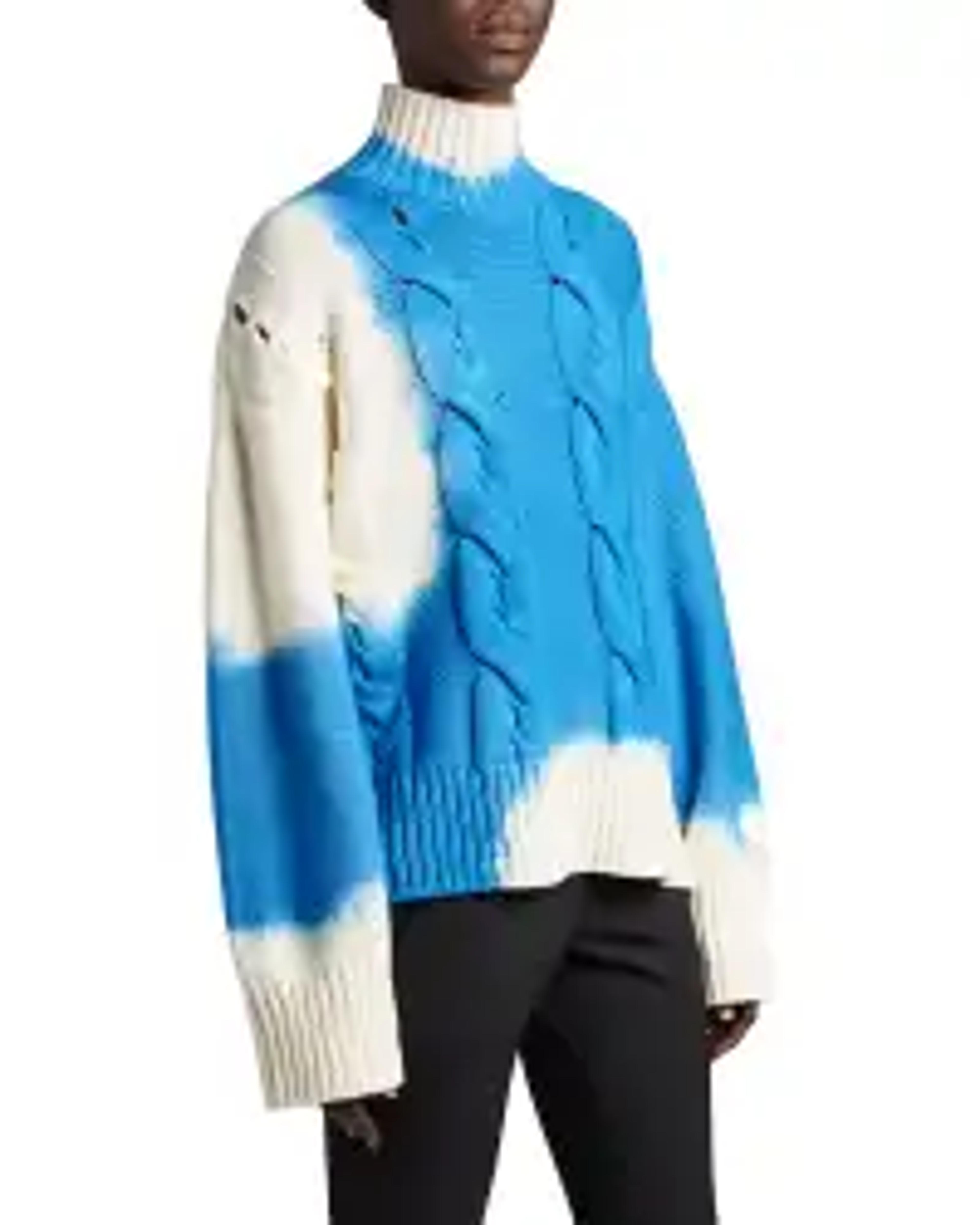 Off-White - Hink Tie-Dye Turtleneck Sweater