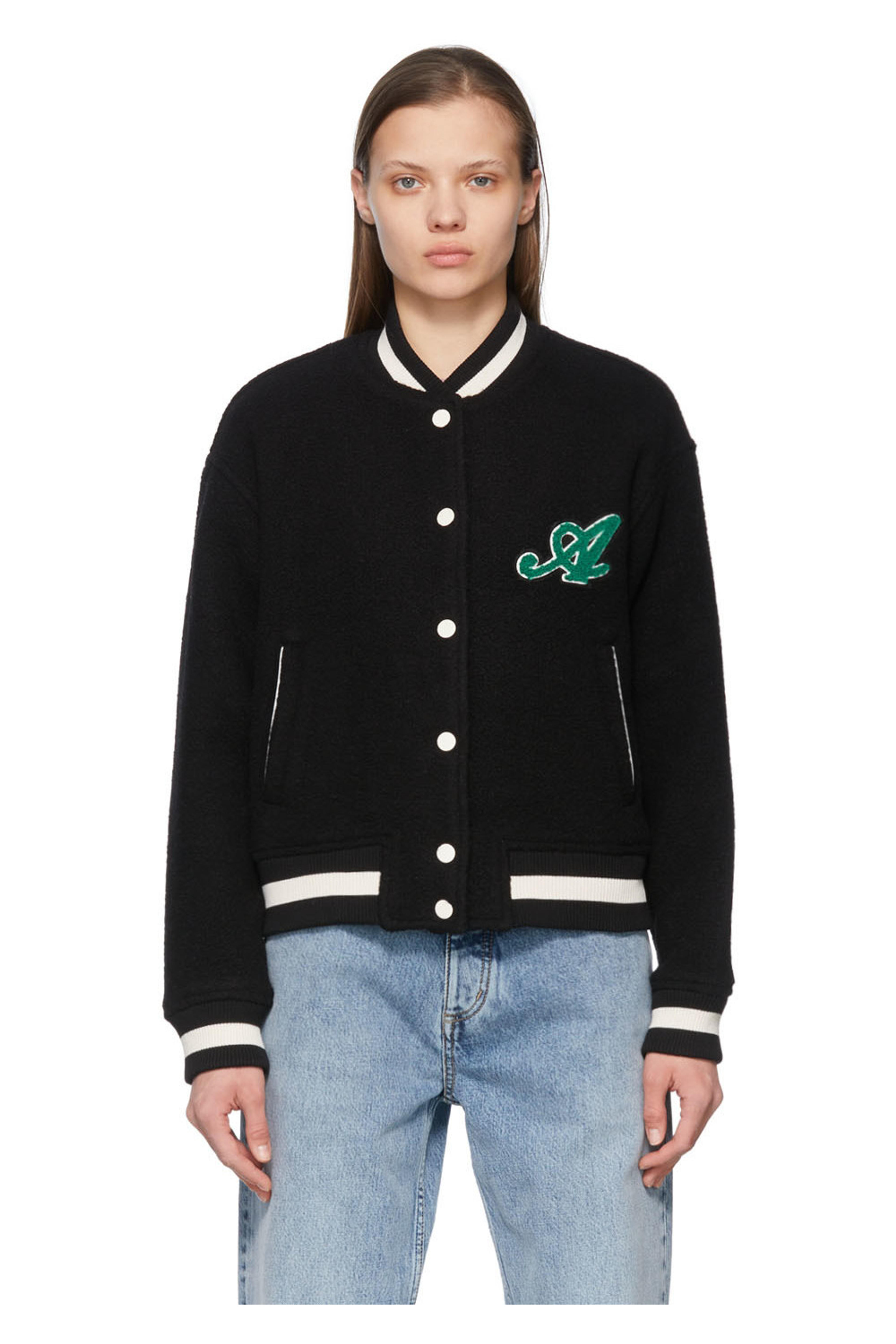 Black Off-Court Bomber Jacket by Axel Arigato on Sale