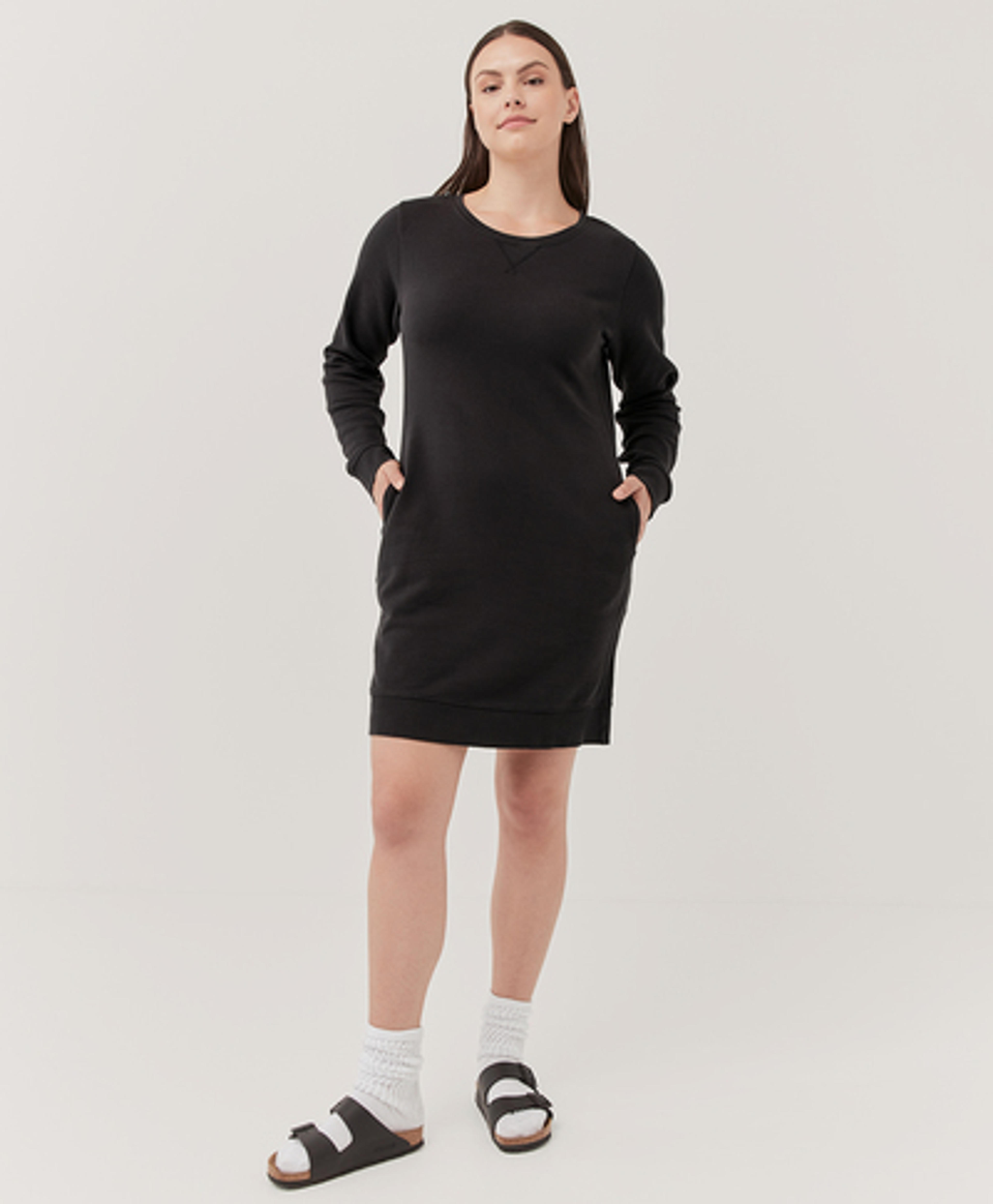 Women’s The Downtime Sweatshirt Dress made with Organic Cotton | Pact