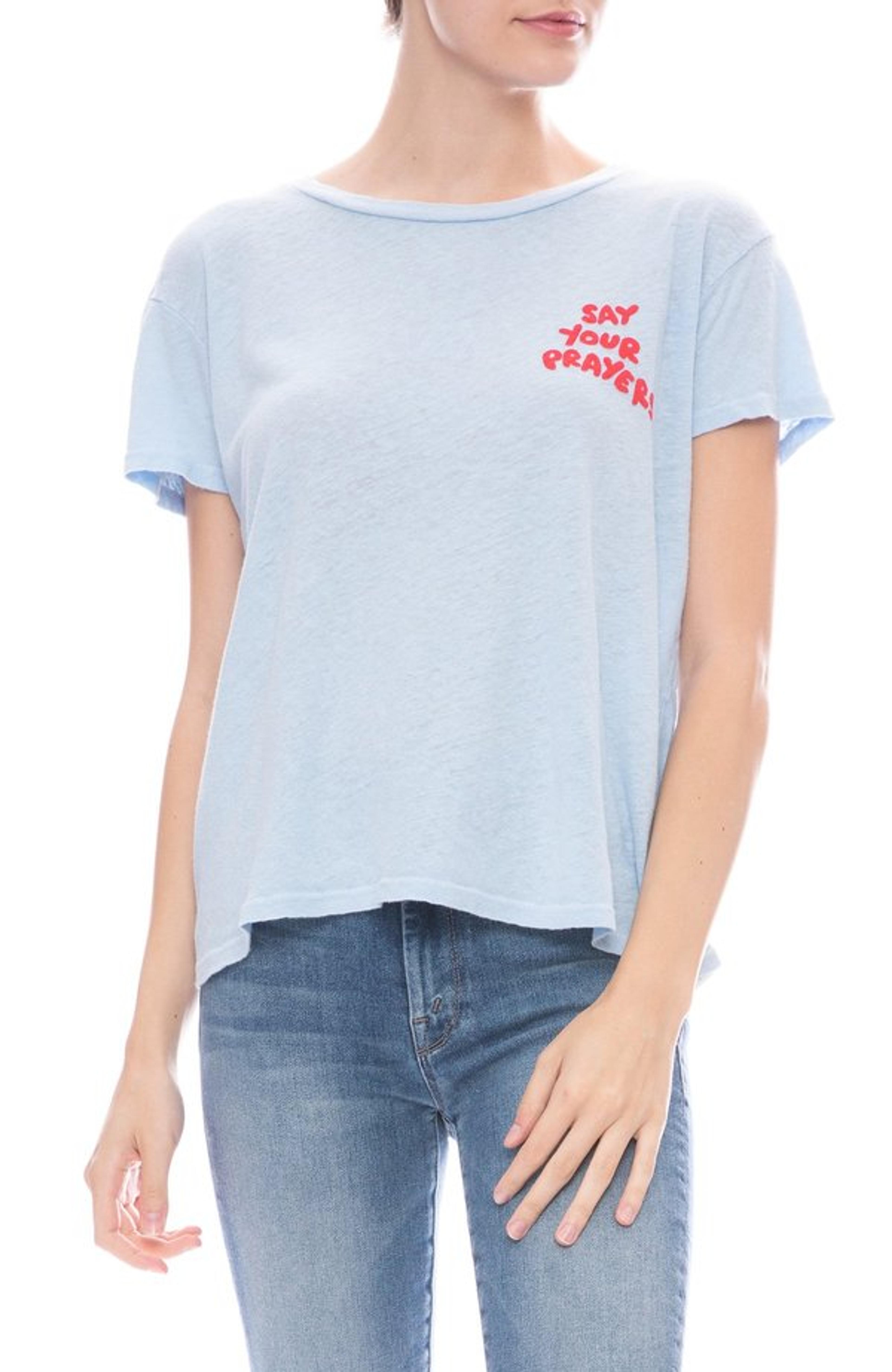 Mother Denim Say Your Prayers Tee - Say Your Prayer | Garmentory